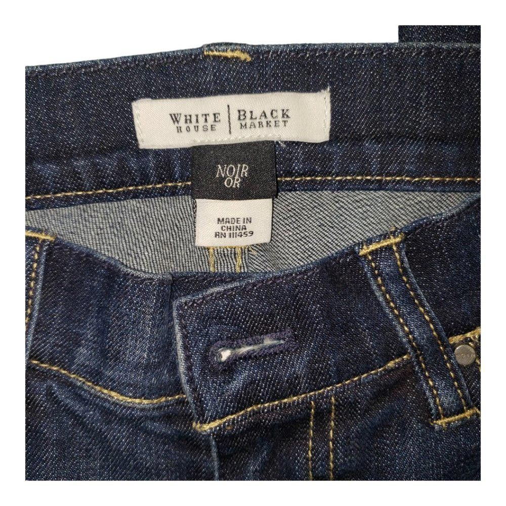 Designer CT146 White House Black Market Boot Leg Jeans Size 33" - 5 Thumbnail