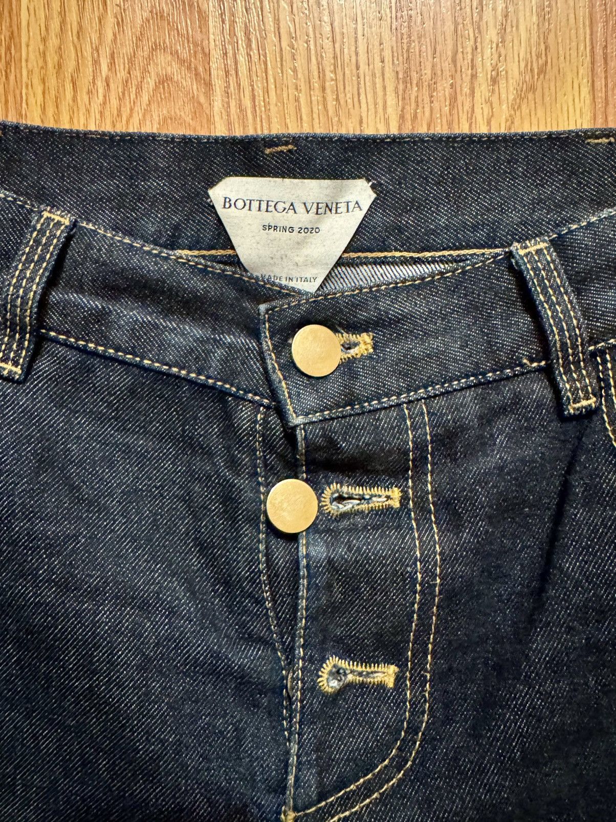 Bottega Veneta Bottega Veneta SS 2020 Carpenter Jeans Dark Wash Daniel Lee Size 38" / US 16 / IT 52 - 3 Thumbnail