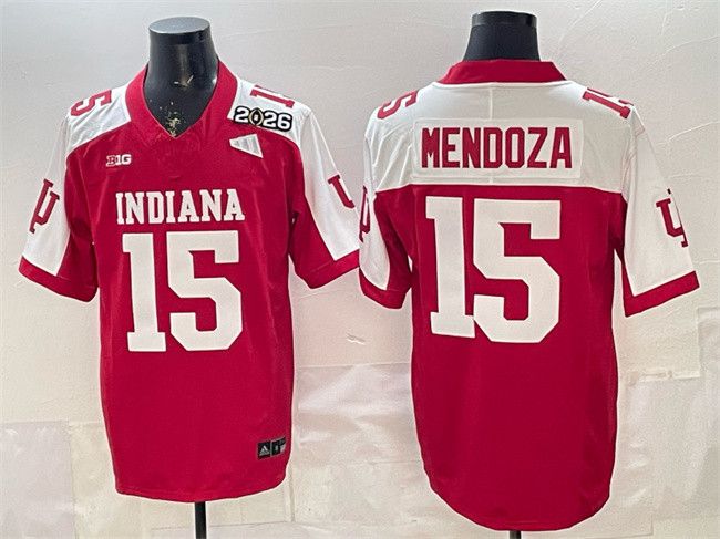 Other Men's Indiana Hoosiers #15 Fernando Mendoza Red Jersey Size US S / EU 44-46 / 1 - 1 Thumbnail