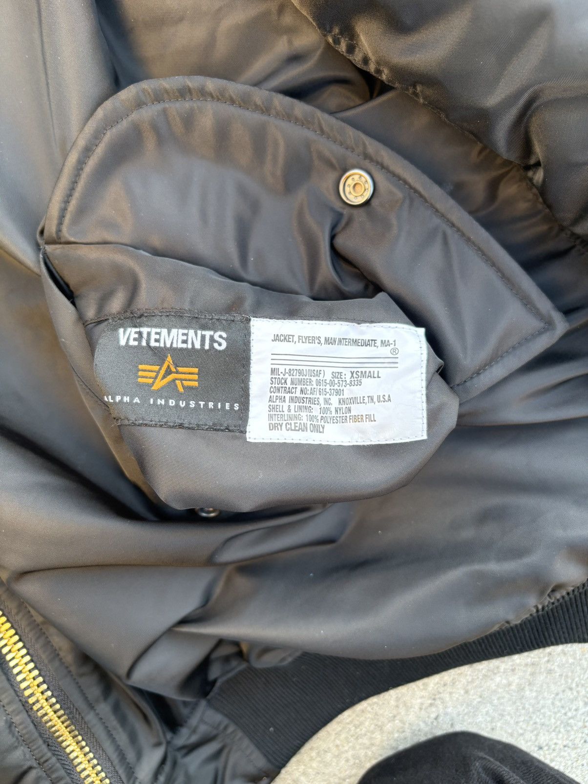 Alpha Industries × Vetements Vetements Alpha Industries Bomber Size US XS / EU 42 / 0 - 16 Thumbnail