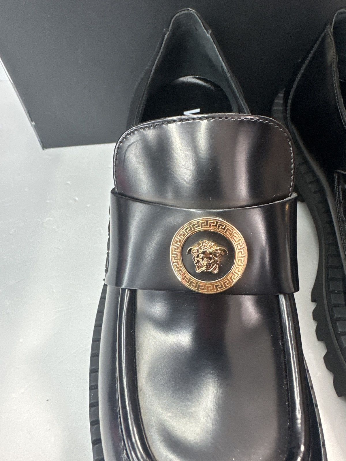 Versace VERSACE ALIA PLATFORM LOAFERS 35 MM Size US 9 / IT 39 - 16 Thumbnail
