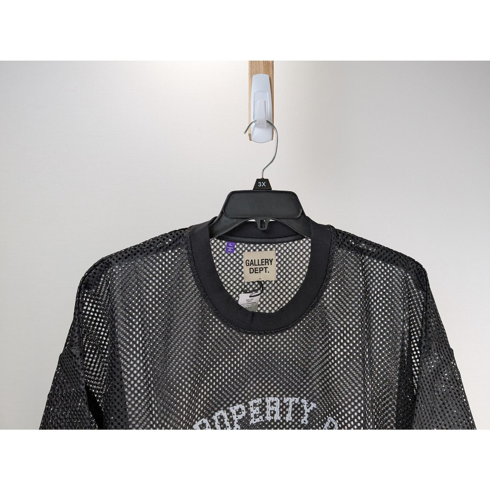 Gallery Dept. o1rshd1 Property of Gallery Dept Mesh Shirt in Black Size US XL / EU 56 / 4 - 3 Thumbnail