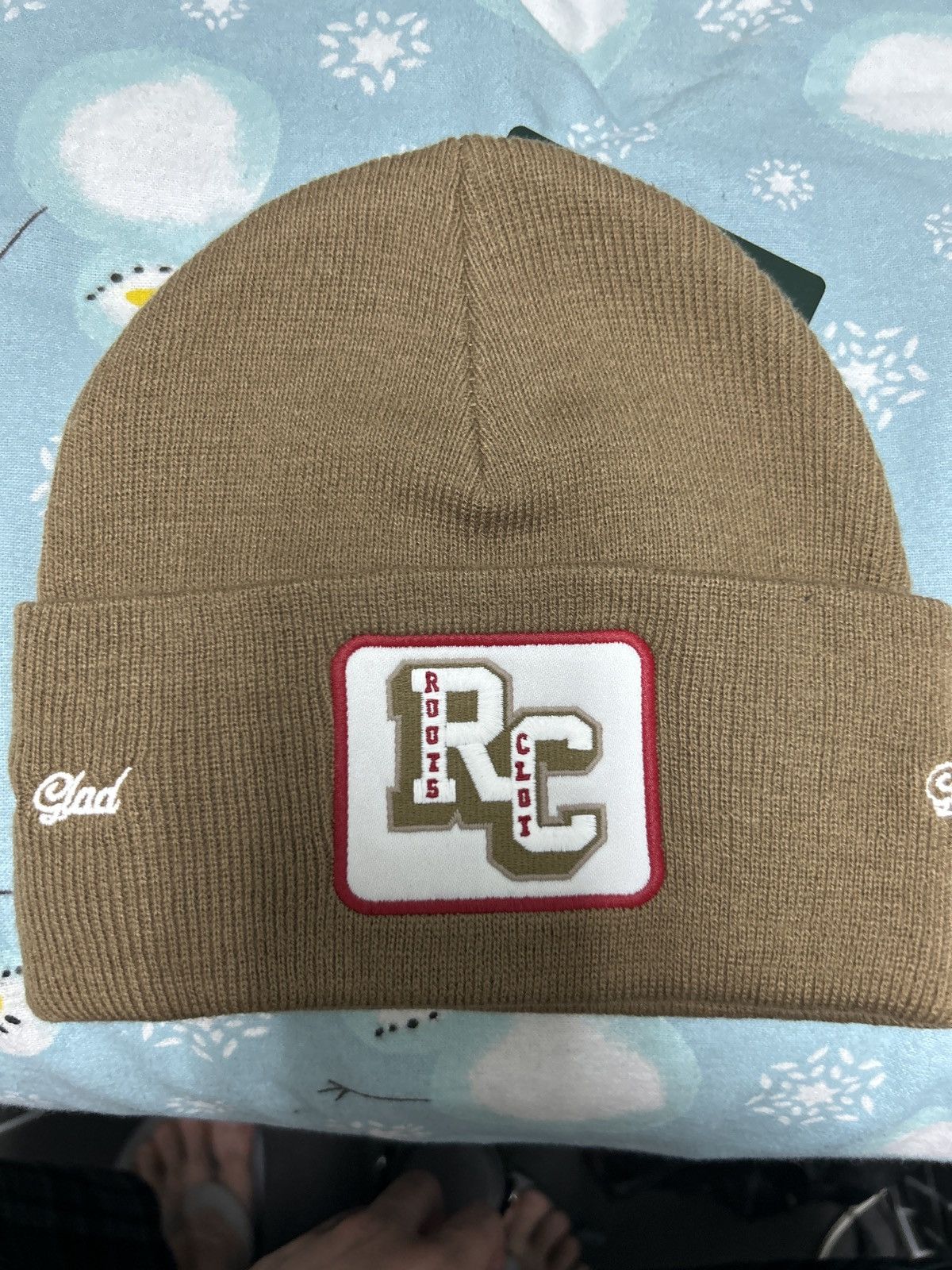 image of Clot X Roots Beanie Os in Brown, Men's