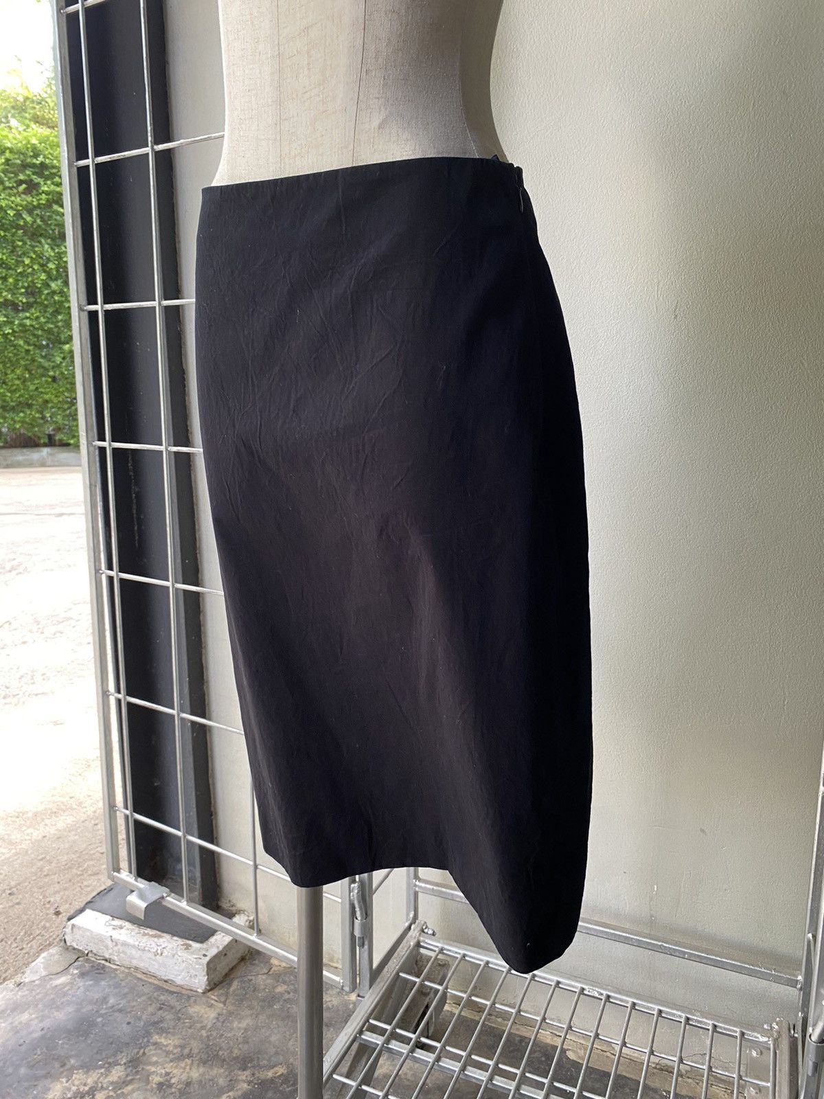 Jil Sander JILSANDER black midi skirt Size 26" / US 2 / IT 38 - 13 Thumbnail