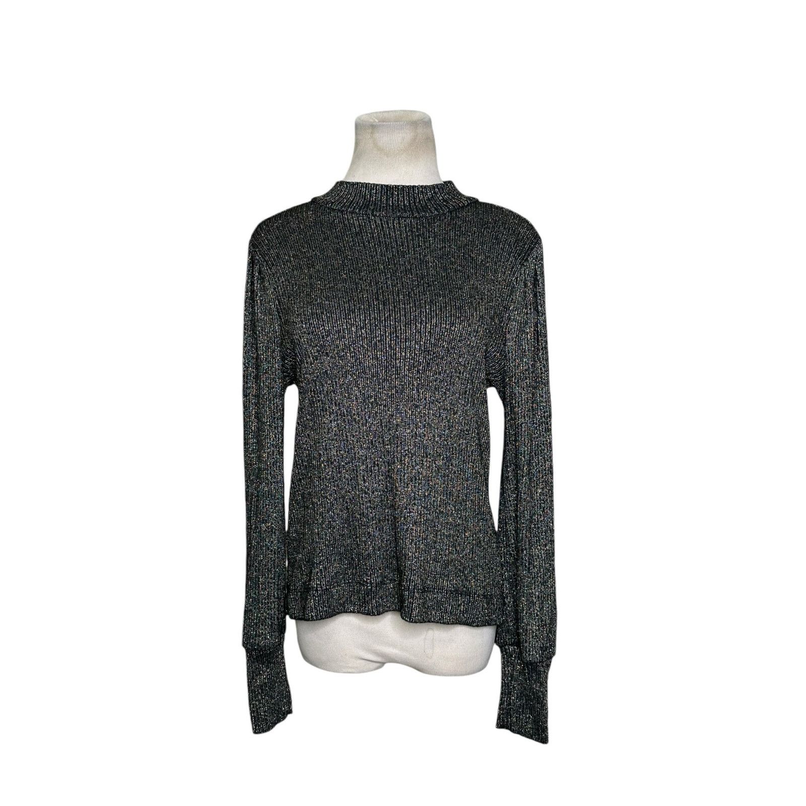 Loft Loft black long sleeves sweater size Small Size S / US 4 / IT 40 - 10 Thumbnail