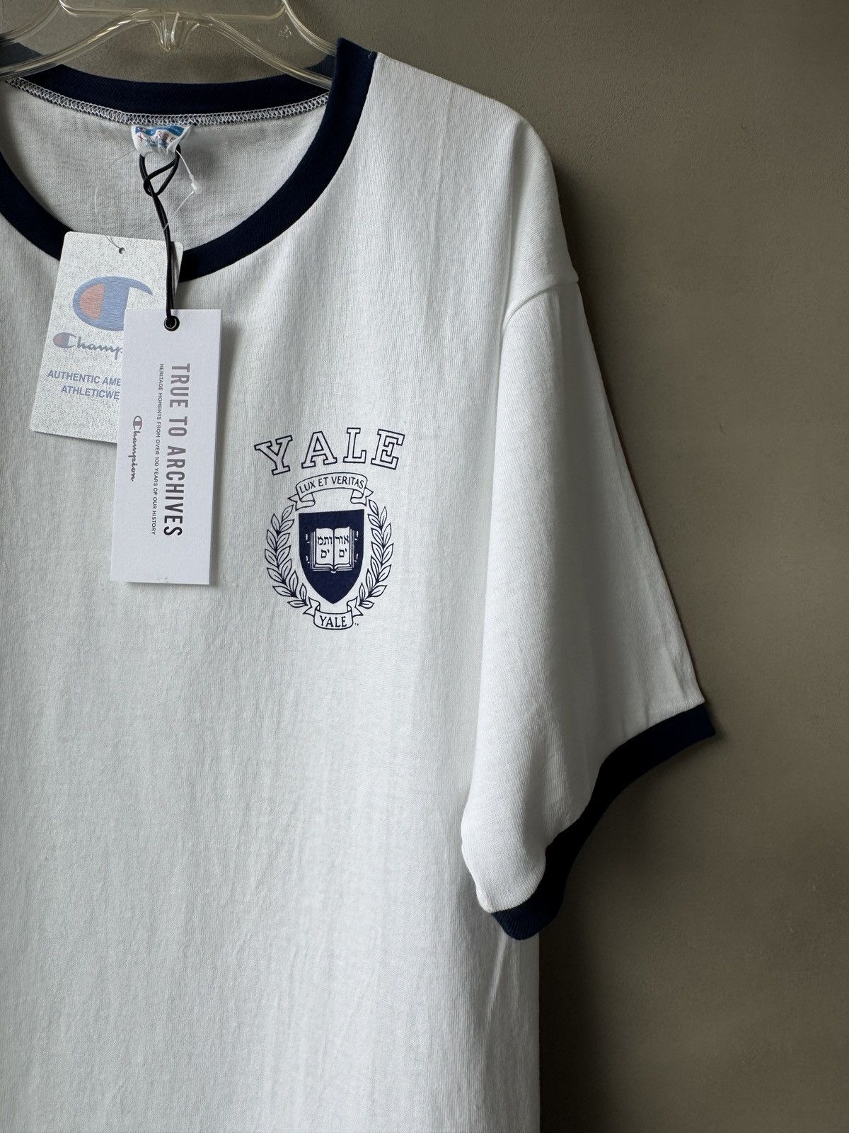 Champion Champion Japan Made True to Archives YALE University T Shirt Size US XL / EU 56 / 4 - 19 Thumbnail