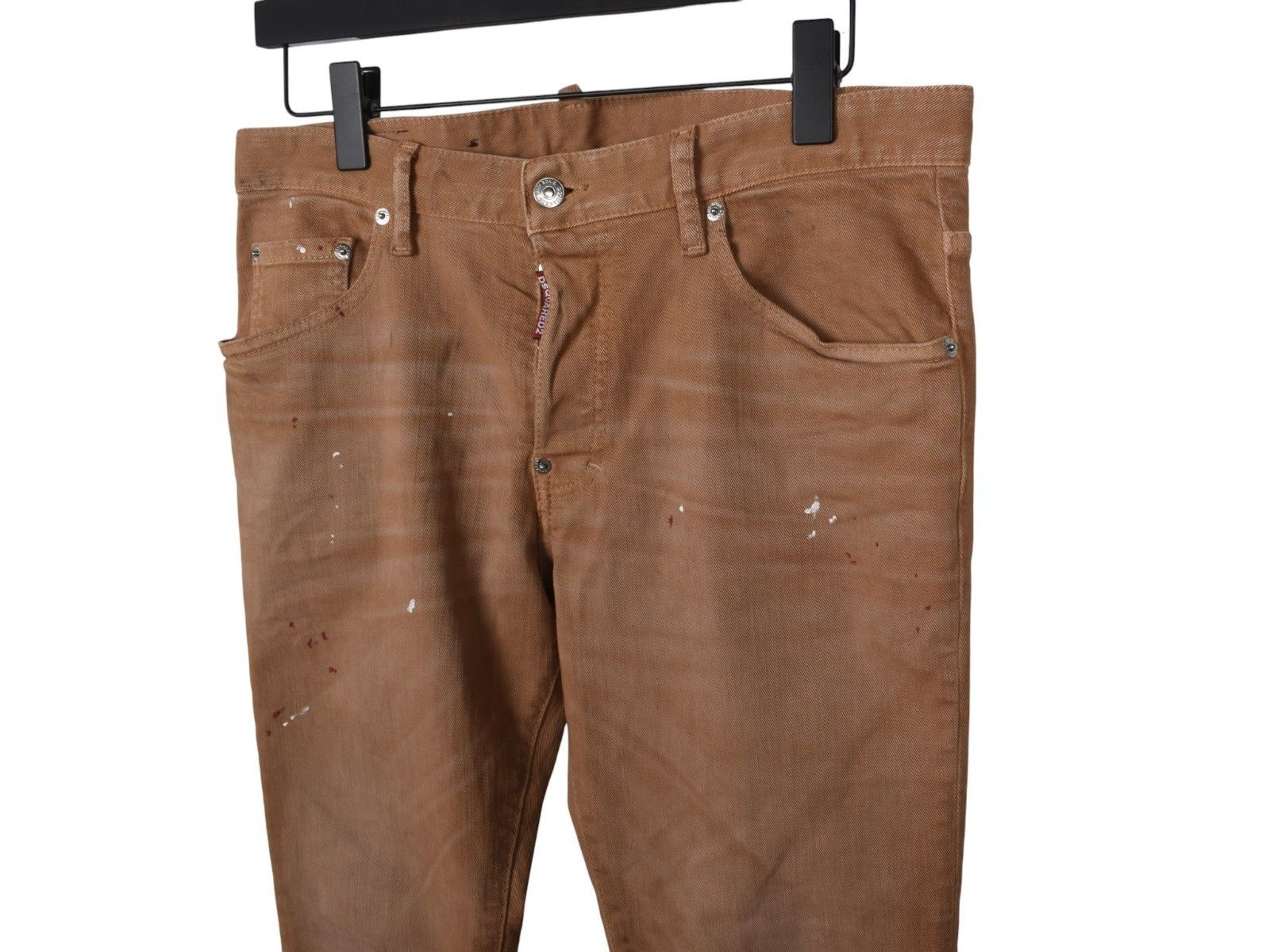 Dsquared2 Dsquared2 Men Jeans Tapered Paint Splashed Skater 50, S1707 Size US 33 - 4 Thumbnail