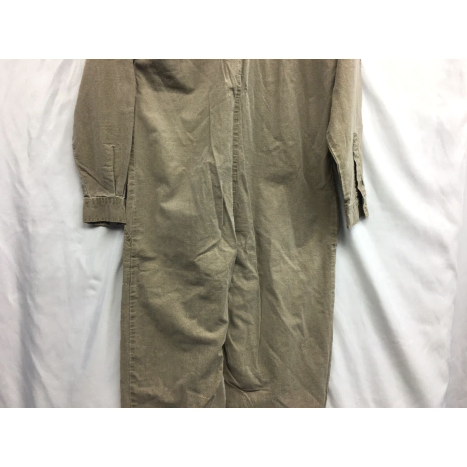 Banana Republic VINTAGE Banana Republic Jumpsuit Safari Coverall Beige Khaki Women Size S 80s Cotton Size 28" / US 6 / IT 42 - 7 Thumbnail
