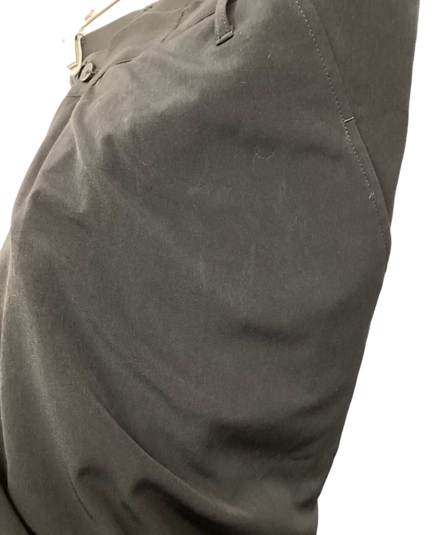 Yohji Yamamoto Yohji Yamamoto pour homme TA TUXEDO R-LEFT TUCKED PANTS Size US 34 / EU 50 - 2 Thumbnail