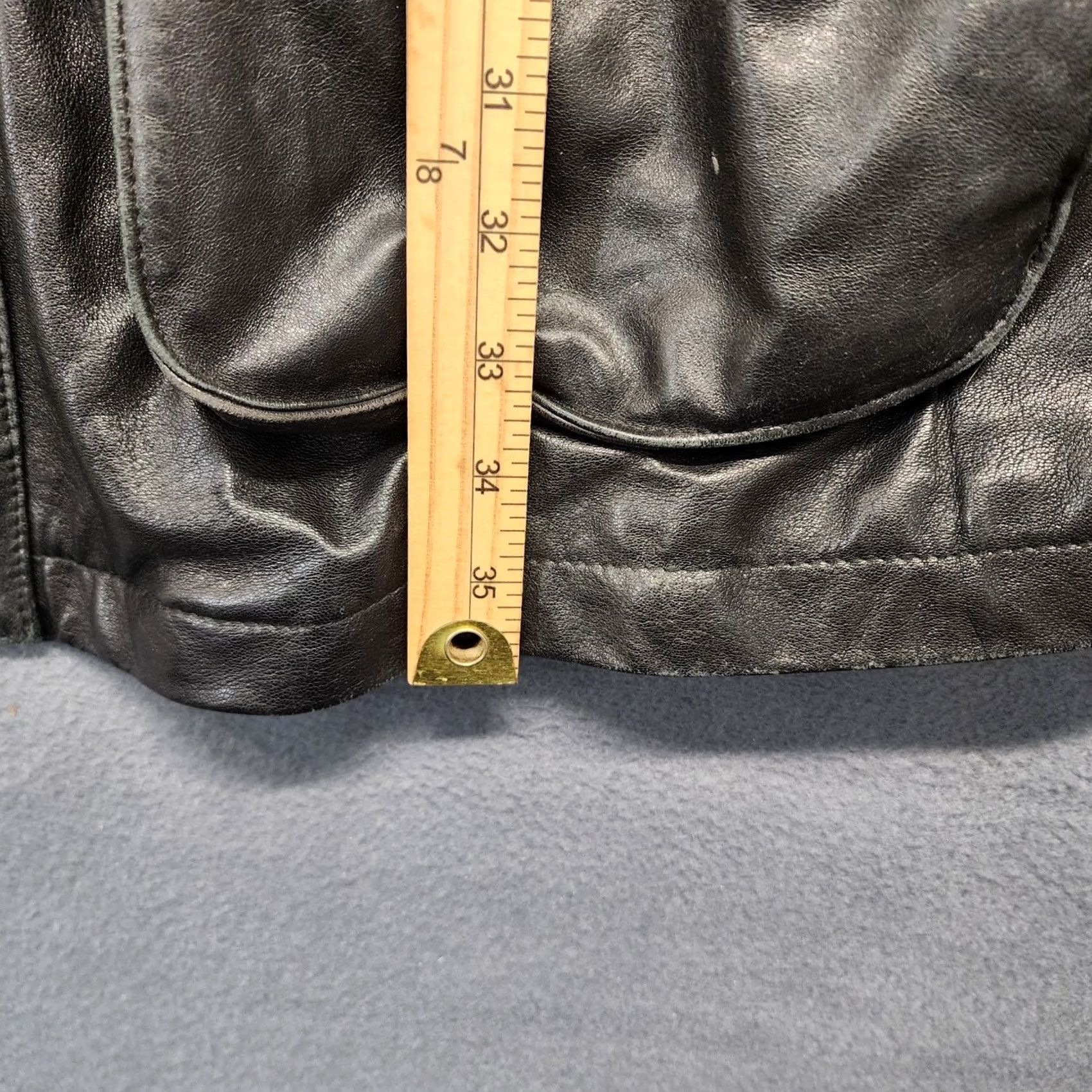 Vintage VINTAGE Wilsons Leather Coat Mens XL Black Distressed Pockets Winter Quilted Lining Overcoat Zip Mens Size US XL / EU 56 / 4 - 6 Thumbnail
