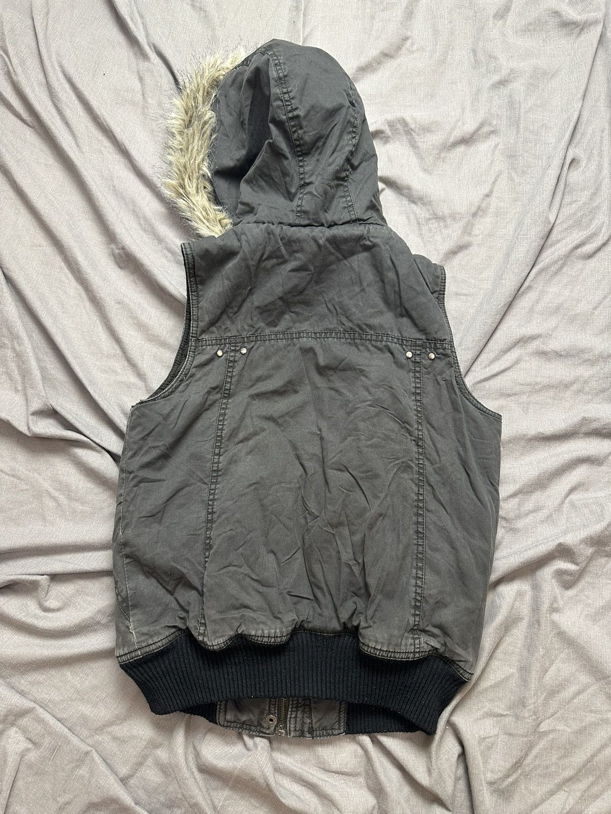 Hysteric Glamour Washed Avant Garde If Six Was Nine Style Puffer Jacket Fur Size US S / EU 44-46 / 1 - 4 Thumbnail