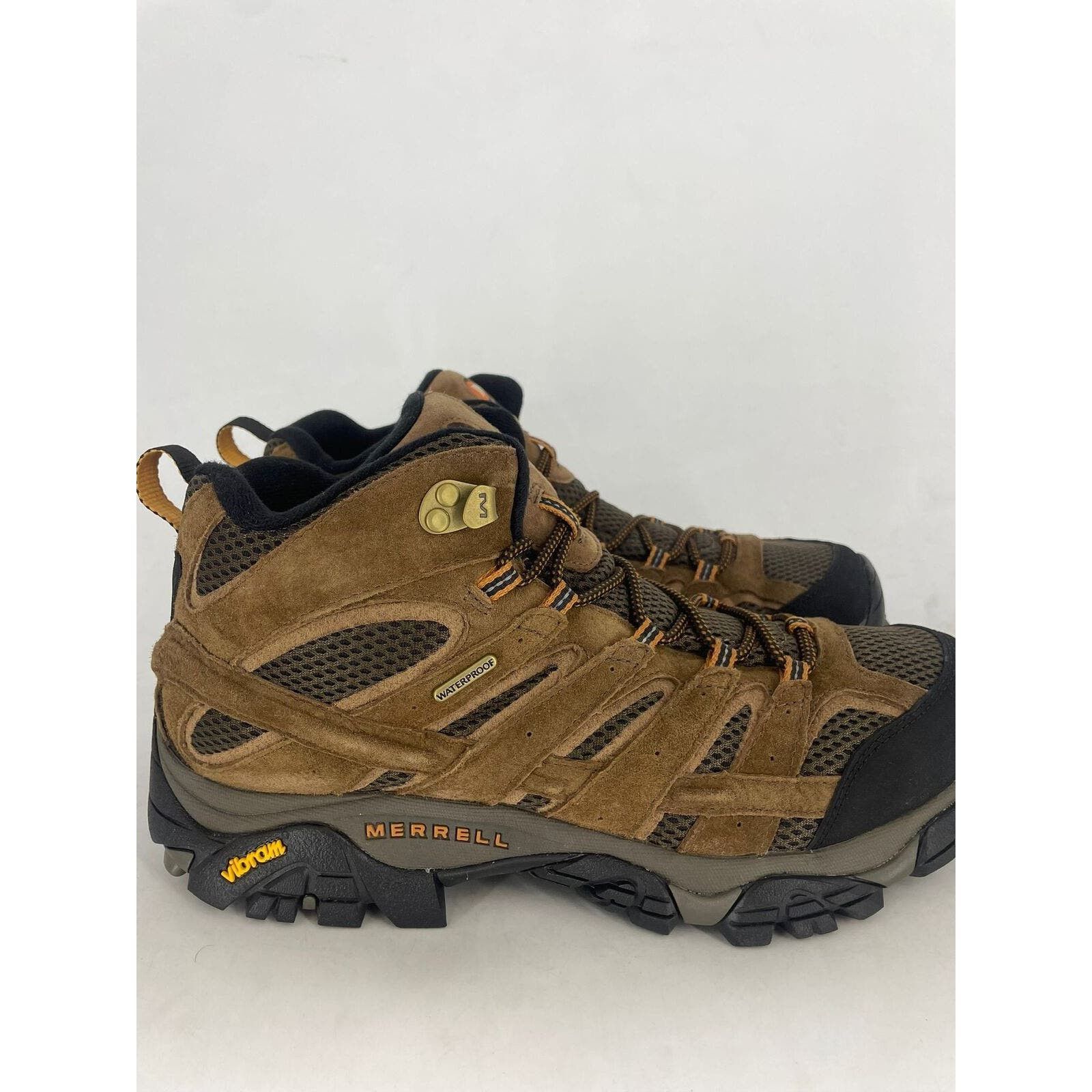 image of Merrell Moab 2 Brown Mid Waterproof Hiking Shoes Size 10.5, Men's