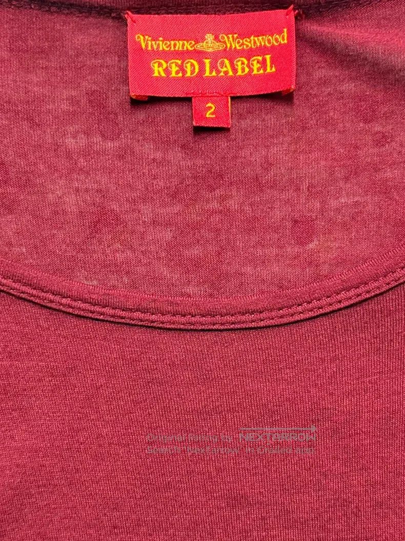 Vivienne Westwood Vivienne Westwood Crimson Red Puff Sleeve Long Sleeve Top Size M / US 6-8 / IT 42-44 - 7 Thumbnail