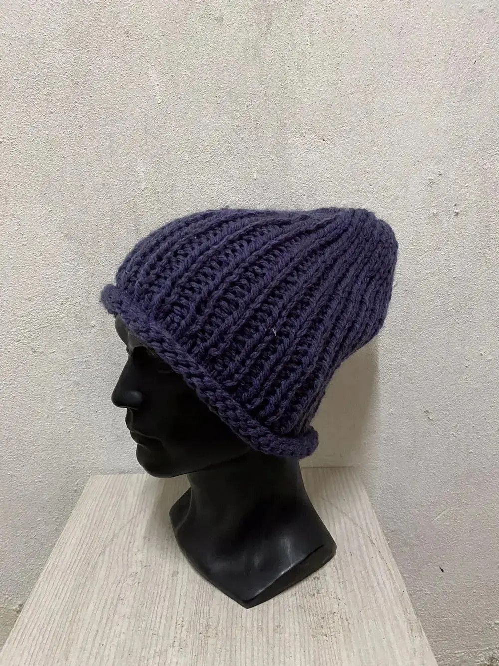 Japanese Brand Japanese Brand Rare Design Crochet Beanie Hat Size ONE SIZE - 3 Thumbnail