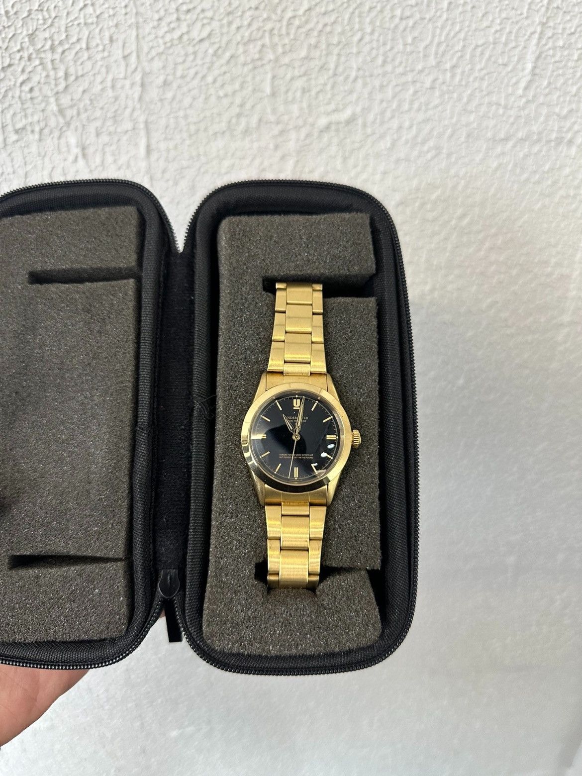image of Undercover Golden Fuck The Clock Watch, Men's
