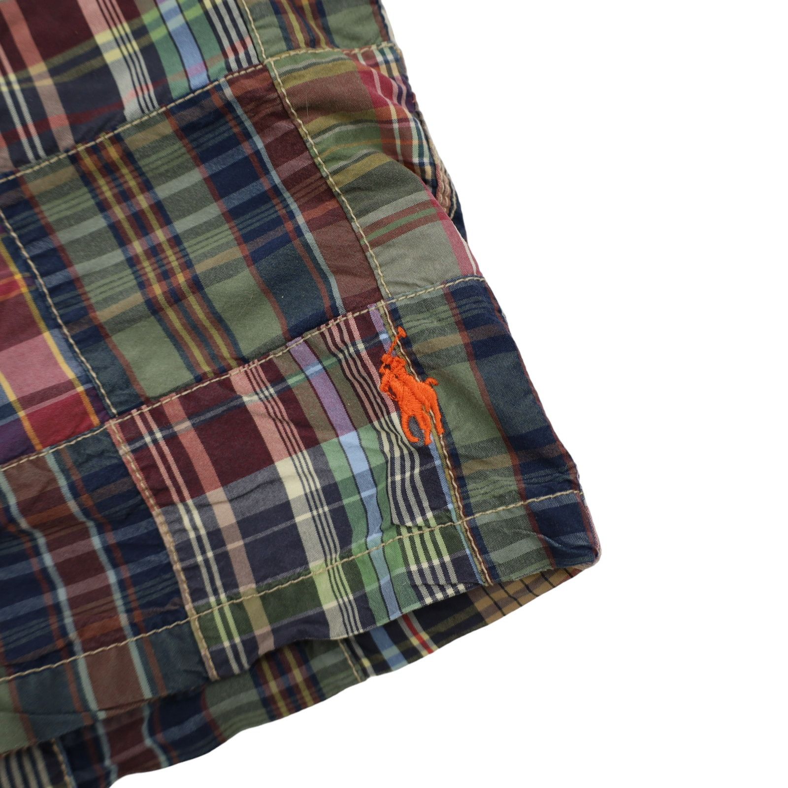 Polo Ralph Lauren × Vintage Vintage Polo Ralph Lauren Patchwork Swim Trunks Size US 36 / EU 52 - 3 Thumbnail