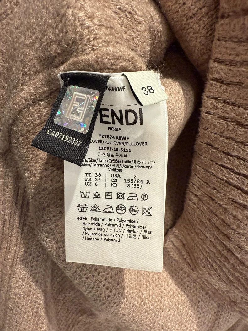 Fendi Fendi size 38 Turtleneck sweater Size US XXS / EU 40 - 4 Thumbnail