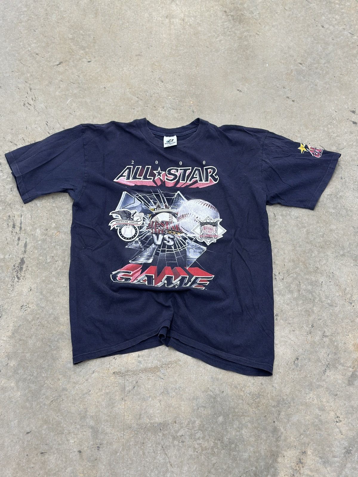 MLB VTG 2000 Atlanta MLB Allstar Game Roster Tee Size US XL / EU 56 / 4 - 1 Thumbnail