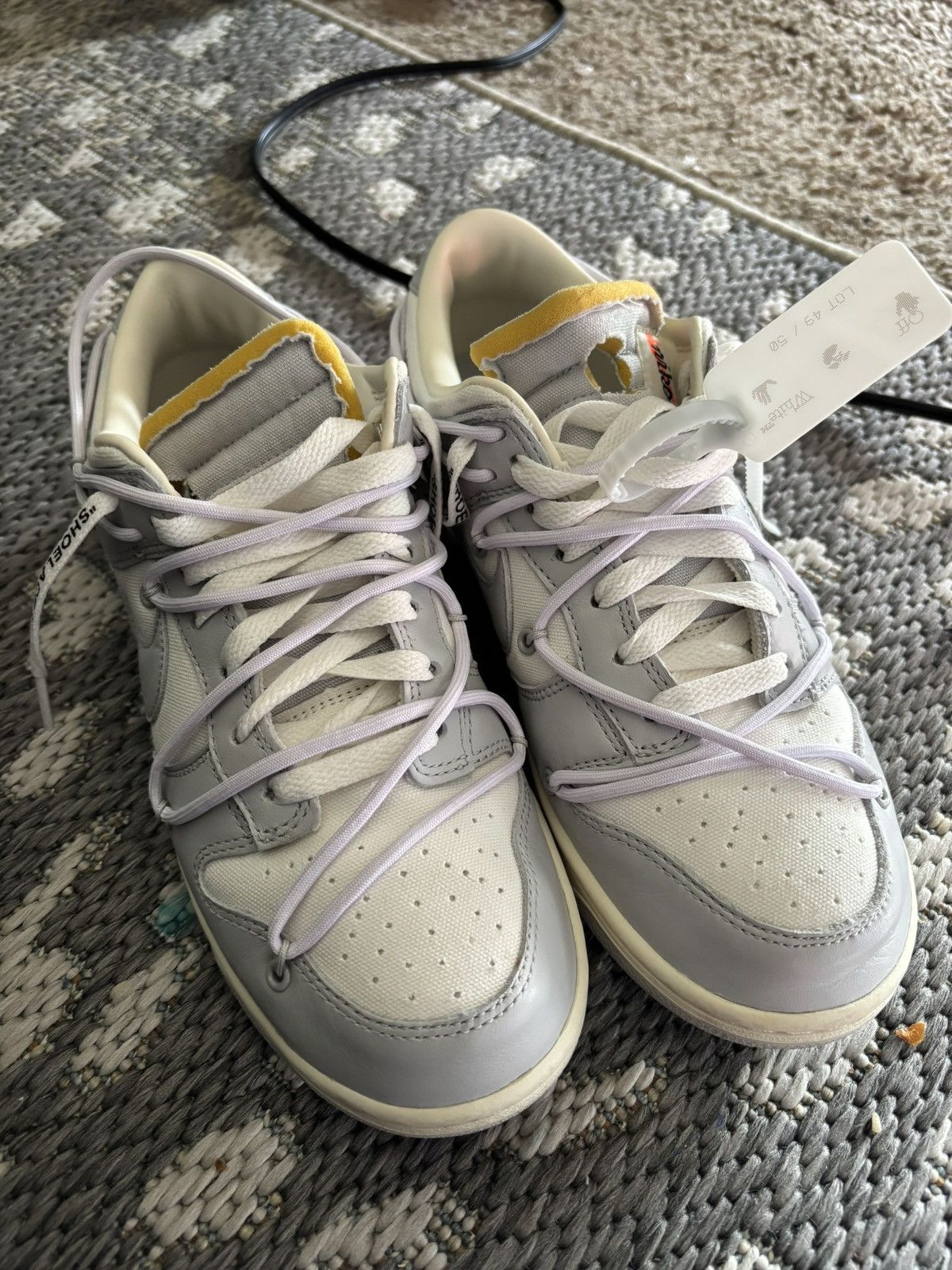 Off-White Off White Dunks NIKE Lot 49 Size US 8.5 / EU 41-42 - 1 Thumbnail
