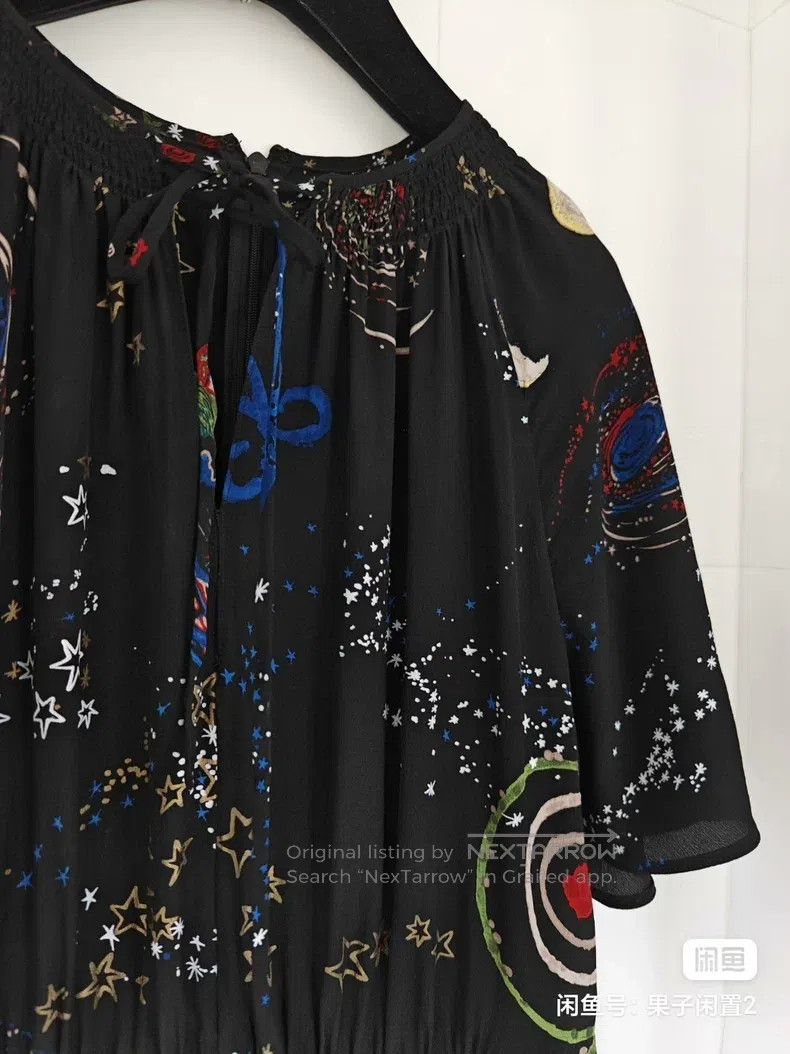 Valentino Valentino Starry sky print dress Size S / US 4 / IT 40 - 3 Thumbnail