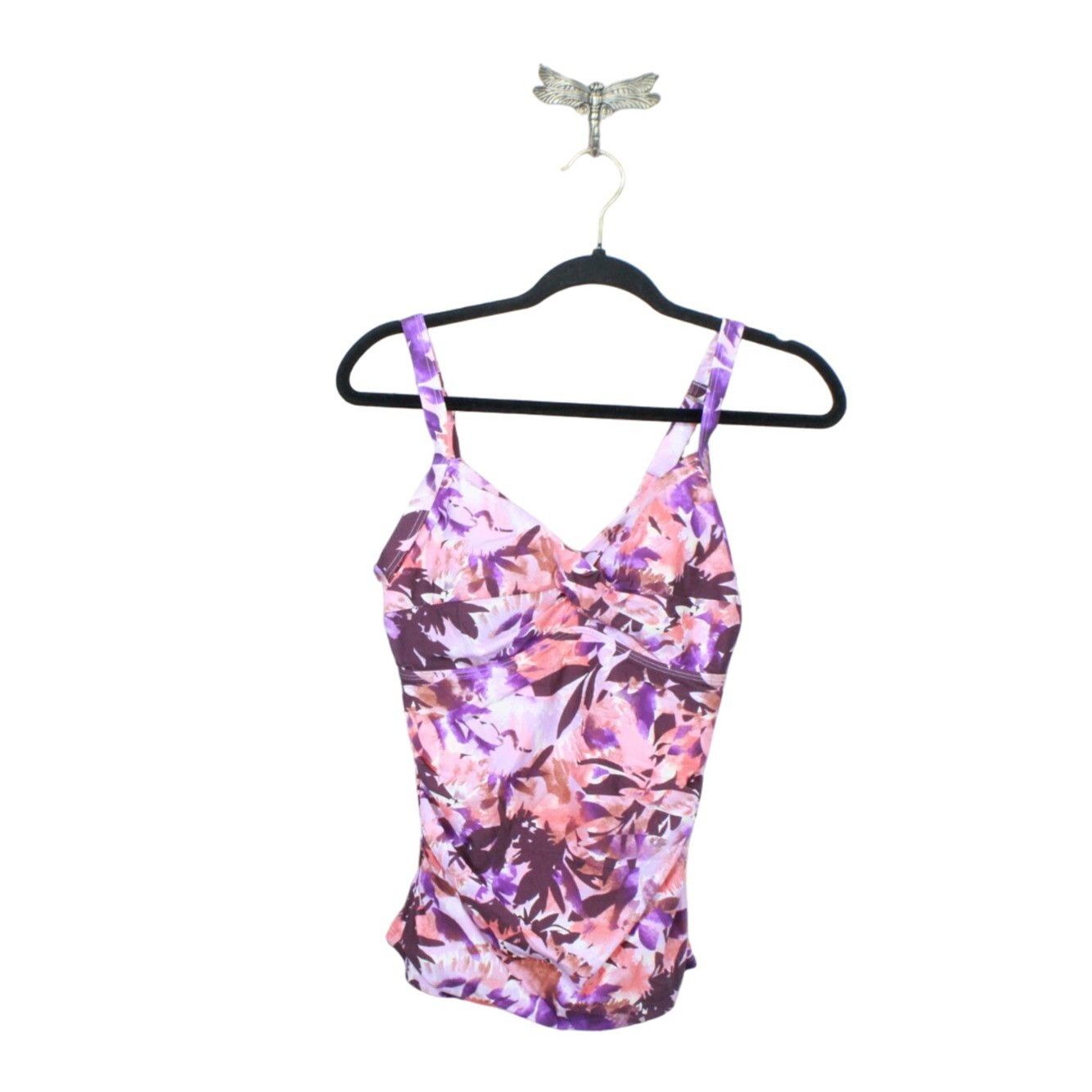 L.L. Bean LL Bean Shaping Swimwear Tankini Top Floral Print Size 8 Size M / US 6-8 / IT 42-44 - 1 Thumbnail