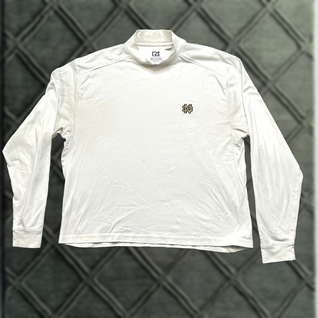 Cutter & Buck Nike Notre Dame Long Sleeve Shirt Mens L White Cutter & Buck 90s Aspen Mountains Winter Nature T-Shirt Men L White Size US L / EU 52-54 / 3 - 1 Thumbnail