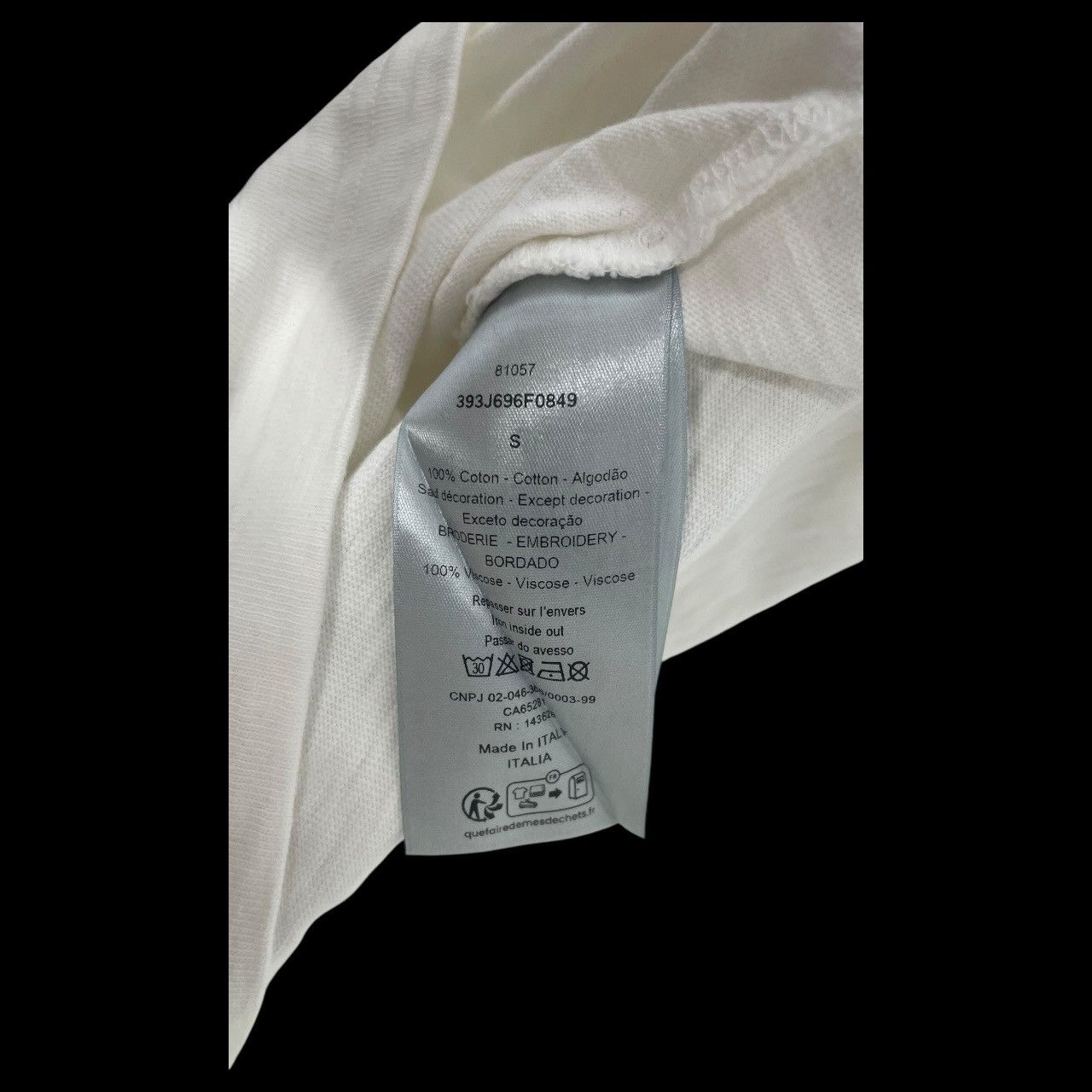 DENIM TEARS × Dior Dior Tears White Cotton Wreath Embroidered Shirt Sz S Size US S / EU 44-46 / 1 - 8 Thumbnail