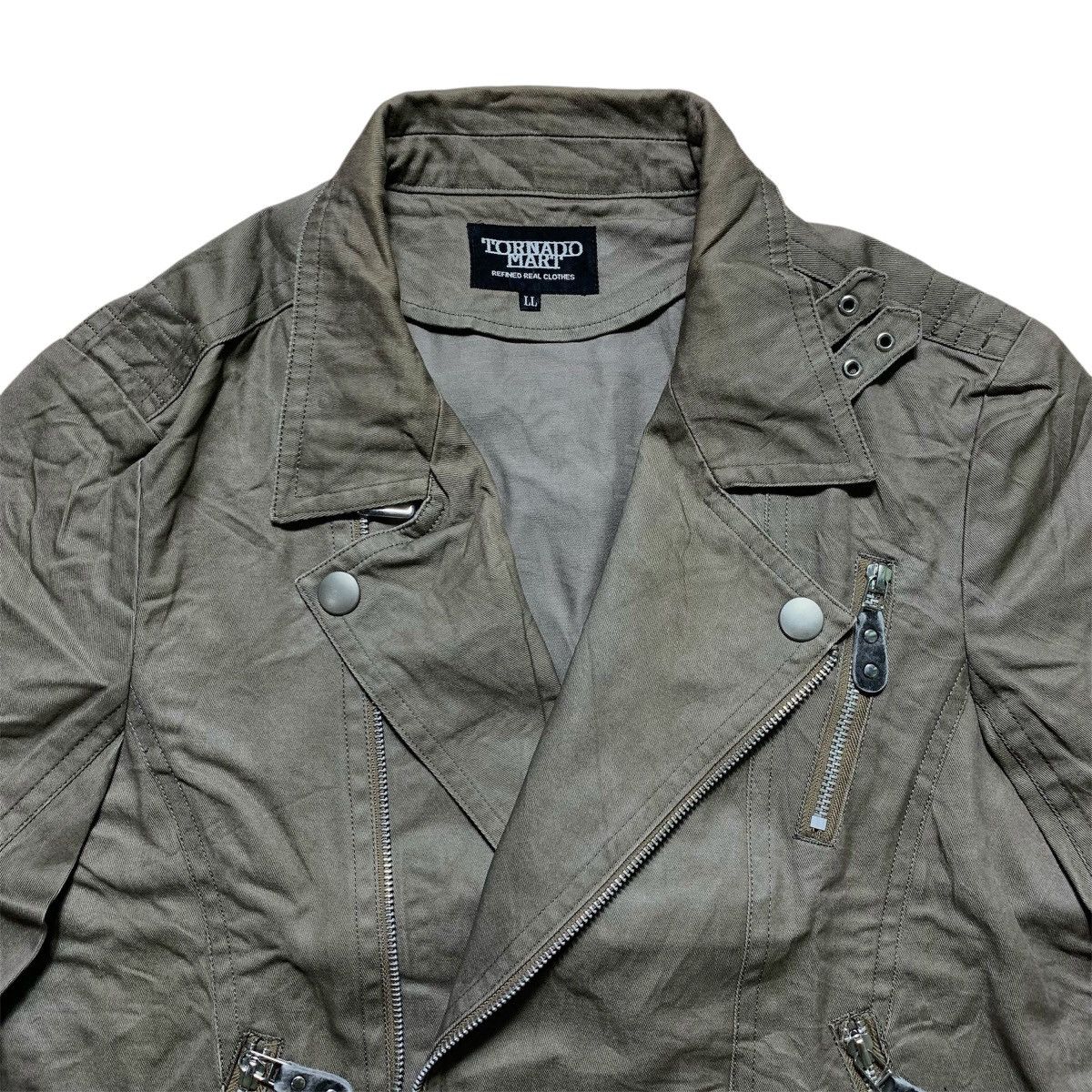 Tornado Mart 2000’s Tornado Mart Bikers Asymetrcial Jacket Size US L / EU 52-54 / 3 - 4 Thumbnail