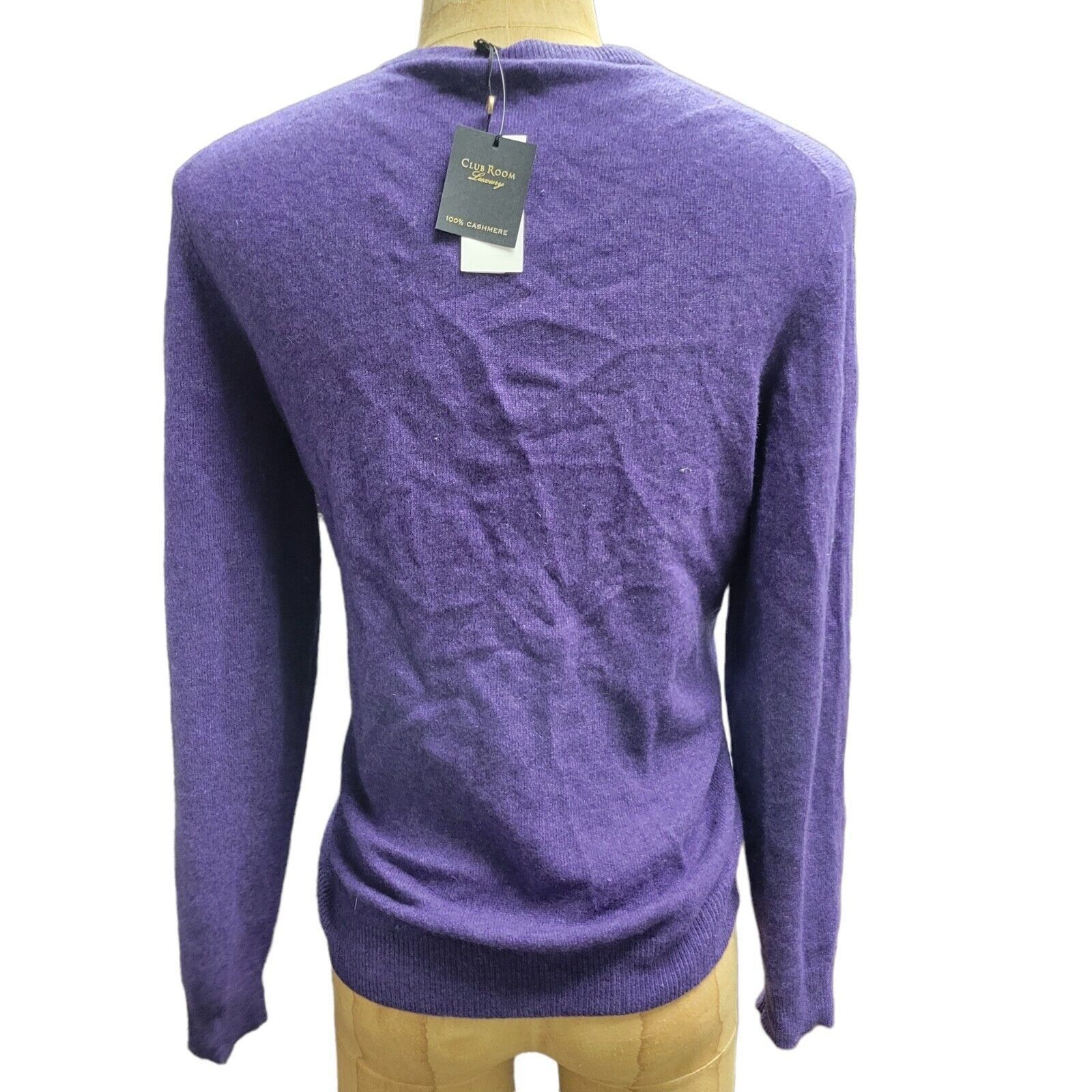 Club Room Men's Clubroom 100% Cashmere Sweater. Size Large. New With T Size US L / EU 52-54 / 3 - 5 Thumbnail