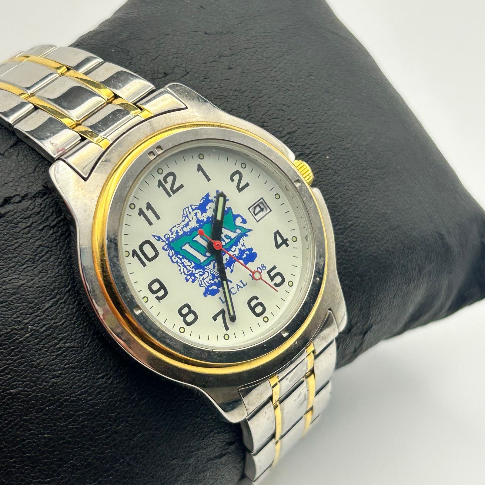 Other Sweda Silver Gold Stainless Steel Watch Working New Battery Size ONE SIZE - 3 Thumbnail