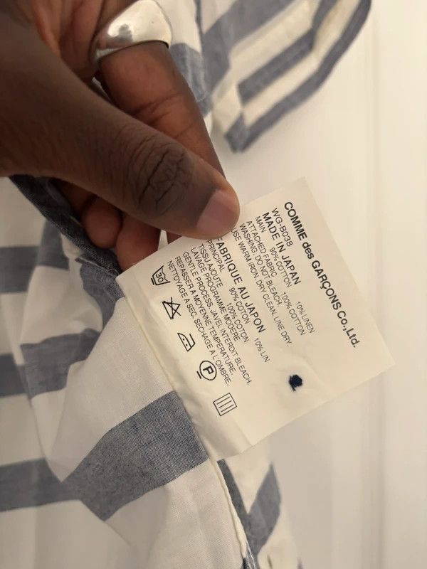 Comme des Garcons Comme des Garçons Junya Watanabe Short Sleeve Shirt Size US XS / EU 42 / 0 - 6 Thumbnail