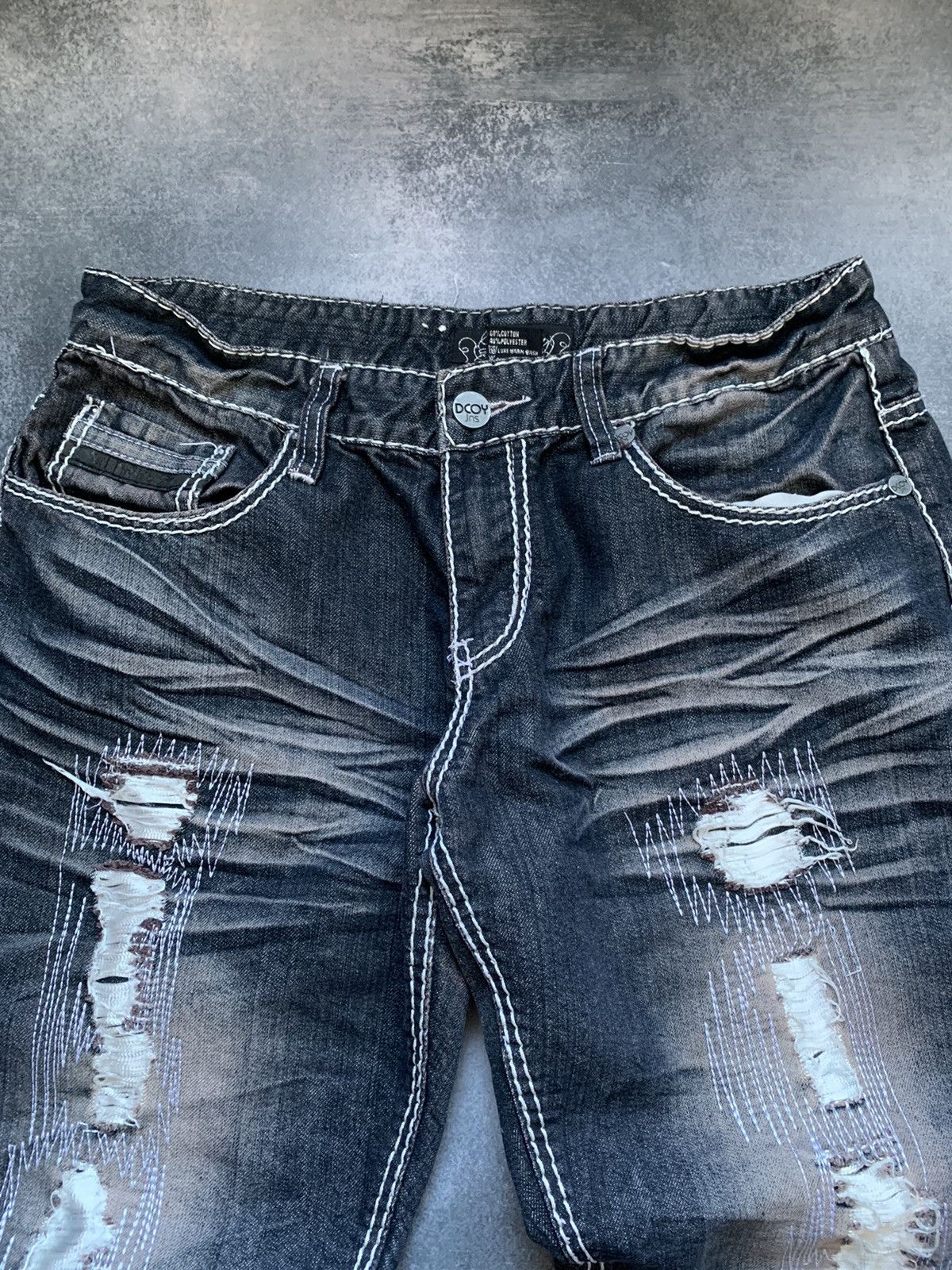 Hysteric Glamour × If Six Was Nine × Japanese Brand 💥 HYSTERIC GLAMOUR BALENCIAGA STYLE BAGGY JAPANESE JEANS Size US 34 / EU 50 - 9 Thumbnail