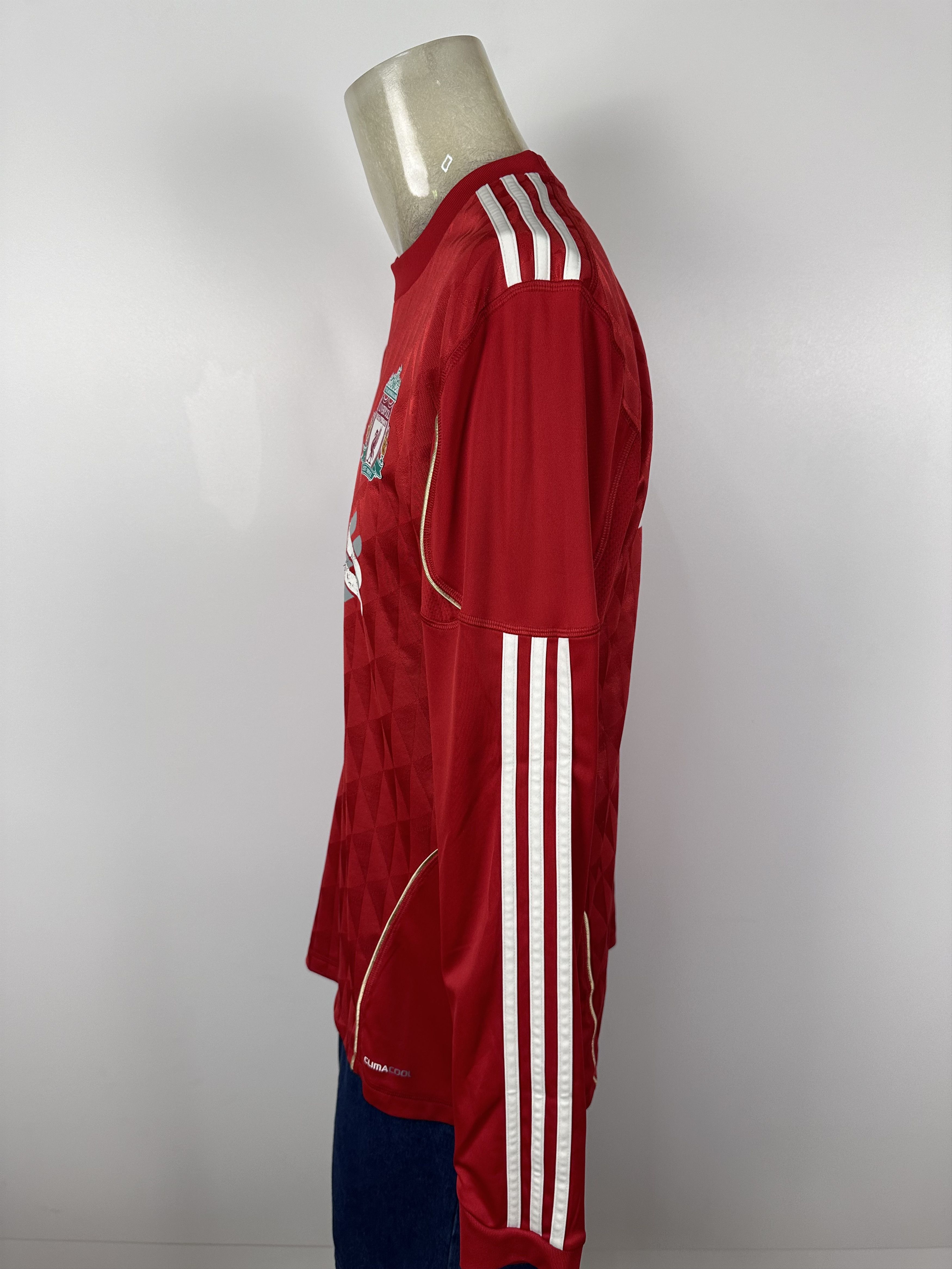Adidas LIVERPOOL 2010 SHIRT JERSEY LONG SLEEVE ADIDAS #39 BELLAMY Size US L / EU 52-54 / 3 - 12 Thumbnail