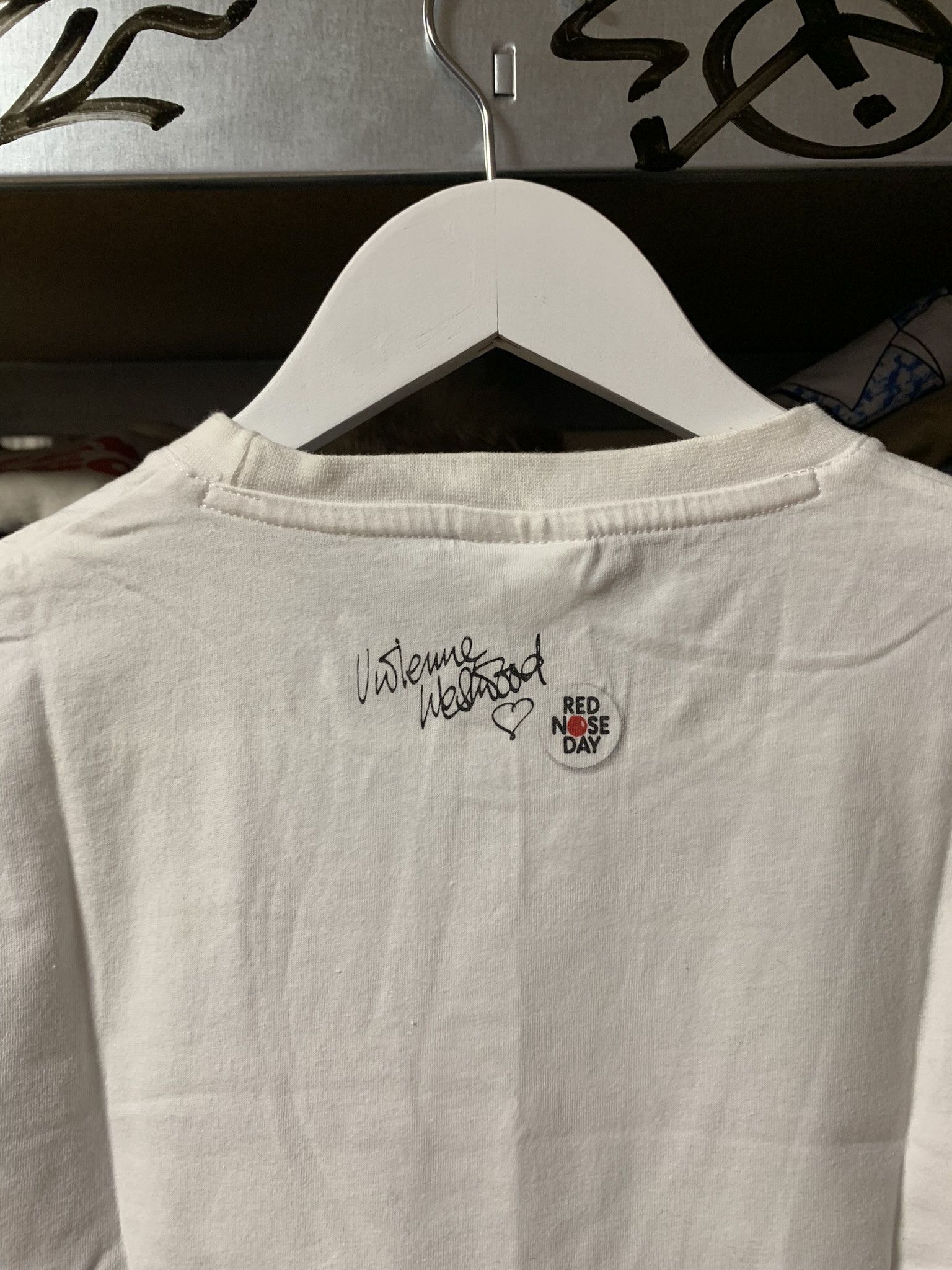 Vivienne Westwood VIVIENNE WESTWOOD X COMIC RELIEF Cotton Art Design T-Shirt Size US XS / EU 42 / 0 - 8 Thumbnail