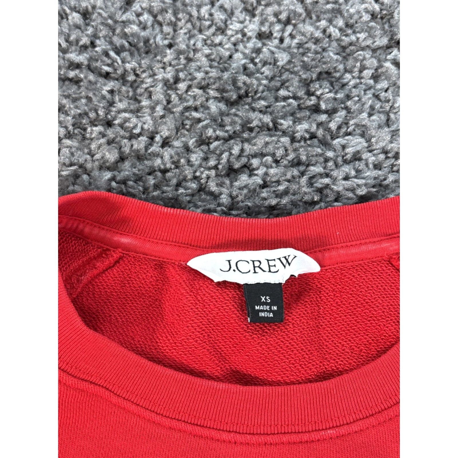 J.Crew J. Crew Sweatshirt Raglan Sleeve Graphic Print Red XS Womens Pullover Crew Neck Logo Cozy Season Fall Winter Activewear Casual Size XS / US 0-2 / IT 36-38 - 4 Thumbnail