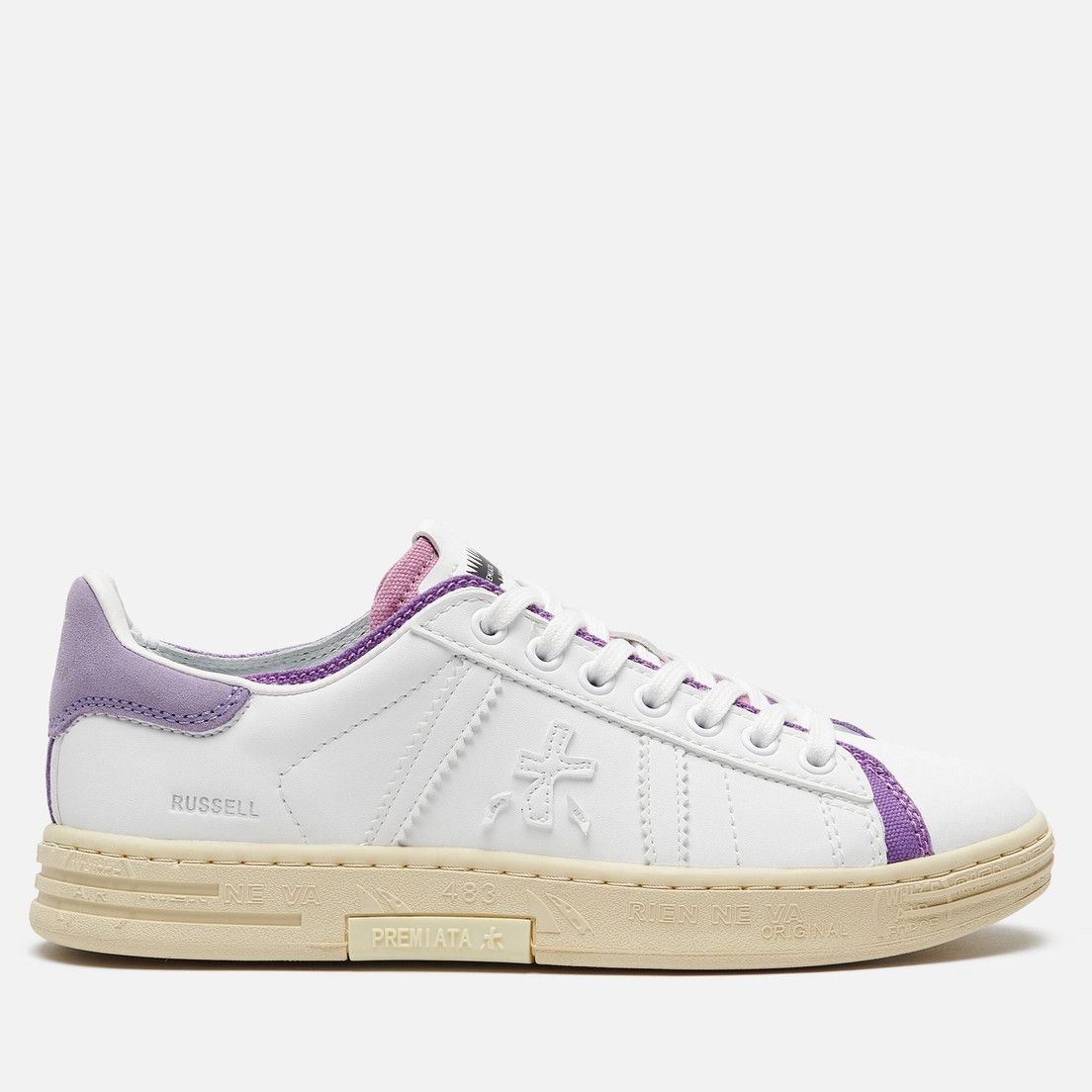 Premiata o1B3y1r0426 Russell Sneakers in White/Purple Size US 6 / IT 36 - 1 Thumbnail