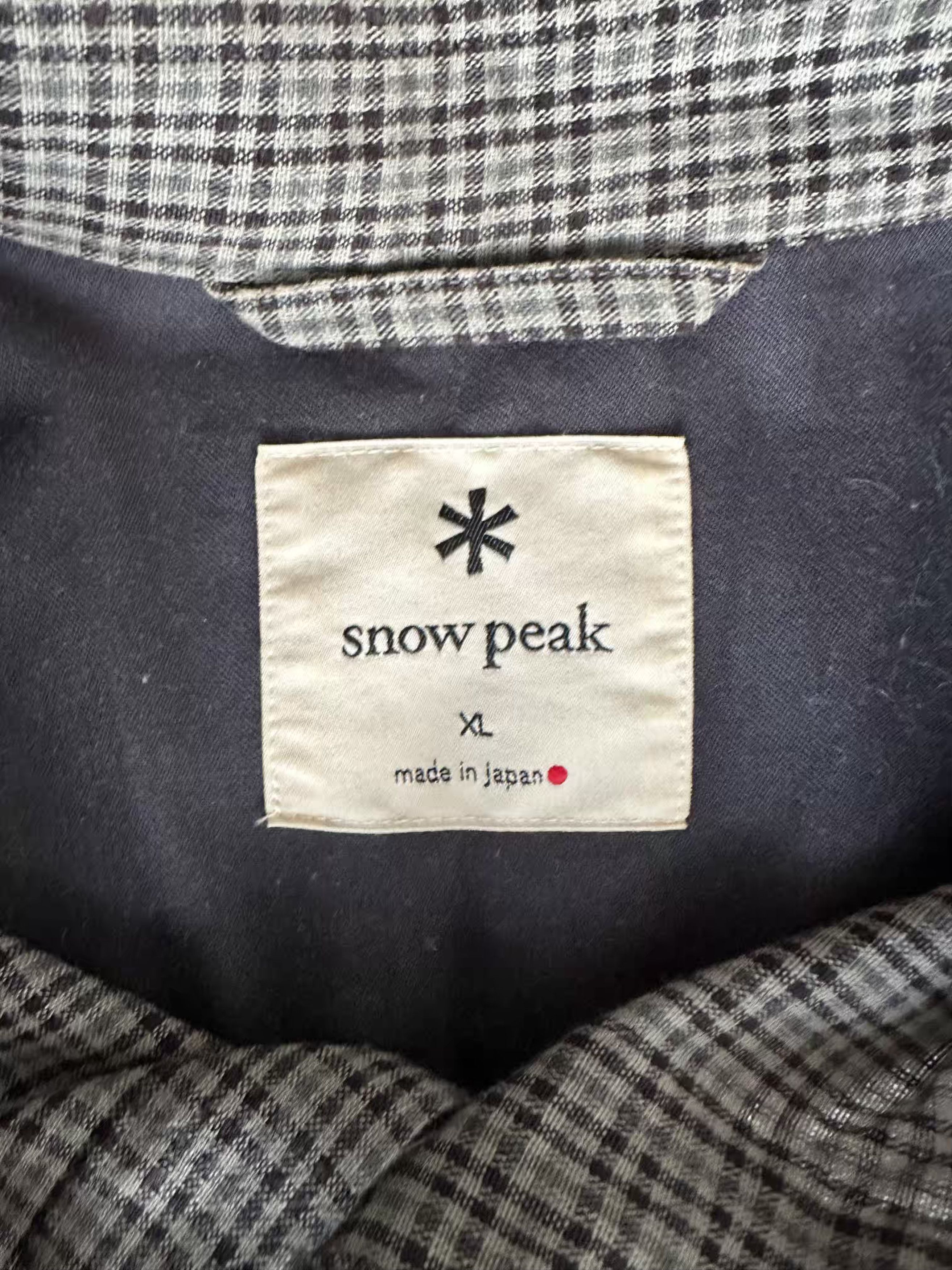 Snow Peak Niigata Made checked cotton shirt Size US XL / EU 56 / 4 - 5 Thumbnail