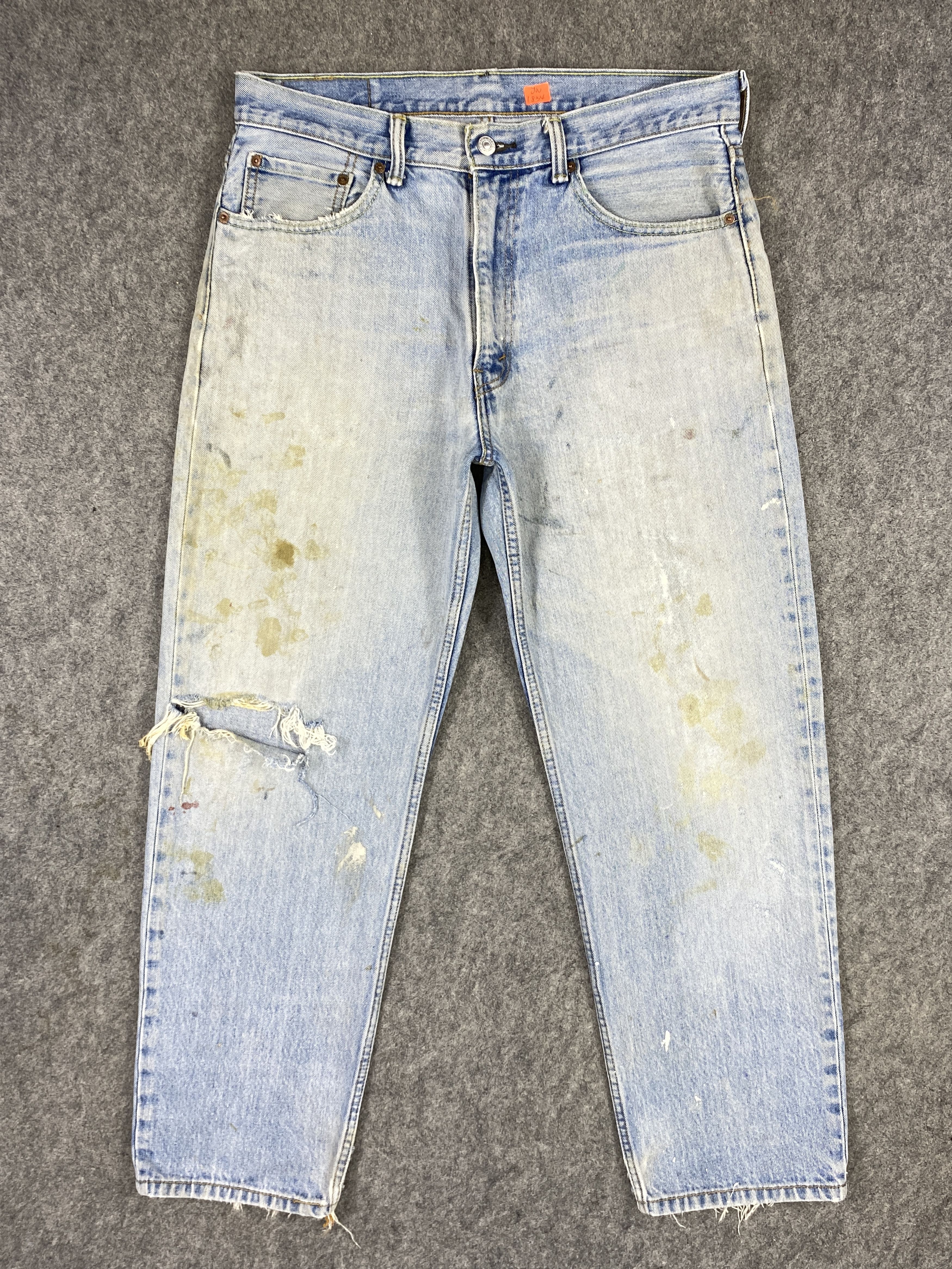 Levi's Light Blue Wash Vintage Levi's 550 35x29 Denim -JN1834 Size US 35 - 1 Thumbnail