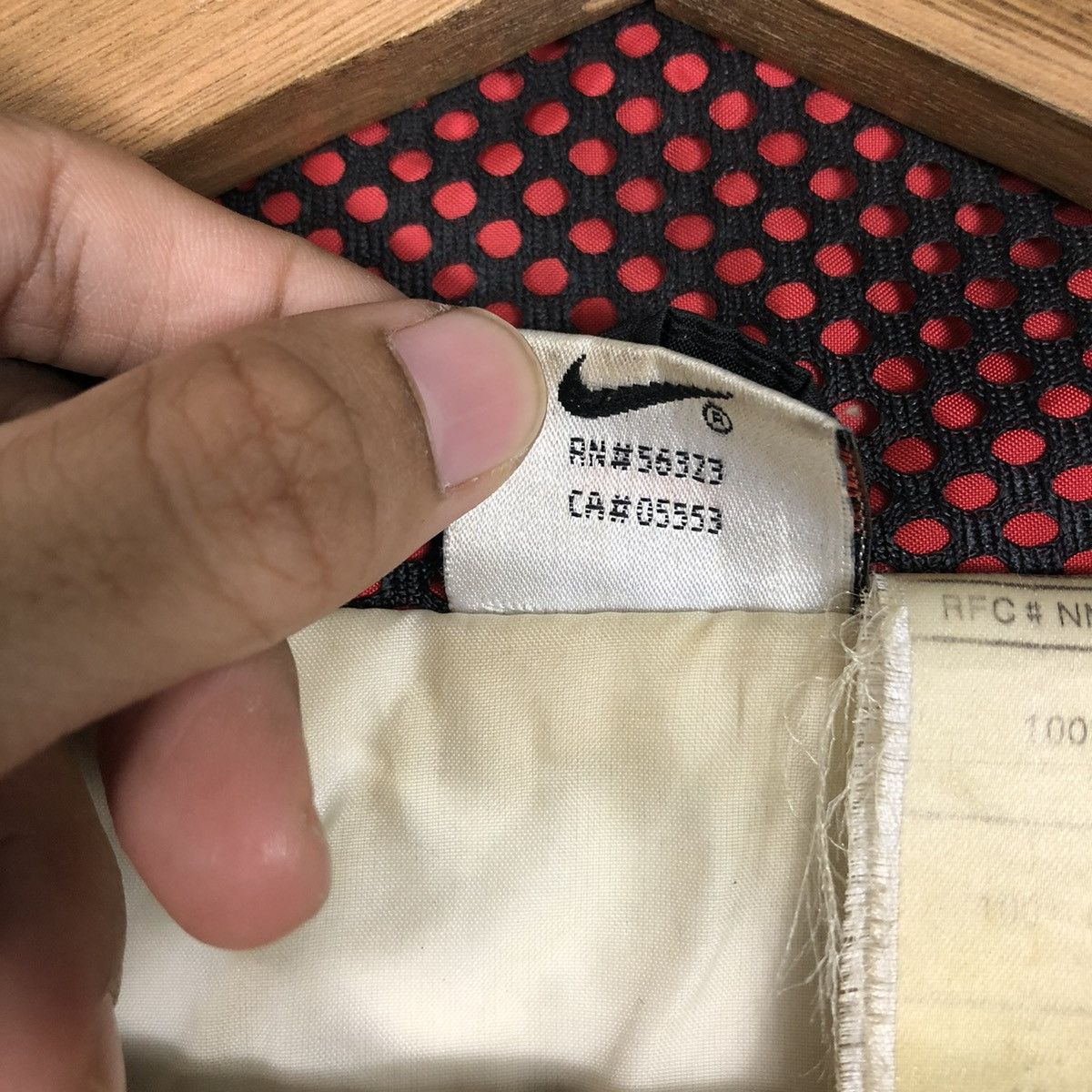 Nike 📌VINTAGE NIKE WINDBREAKER DOUBLE LAYER BIG SWOOSH Size US L / EU 52-54 / 3 - 21 Thumbnail