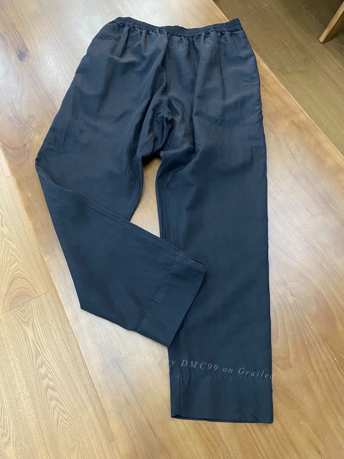 KAVU Kaval Navy Silk Trousers S Size Size 24" / US 00 / IT 34 - 1 Thumbnail