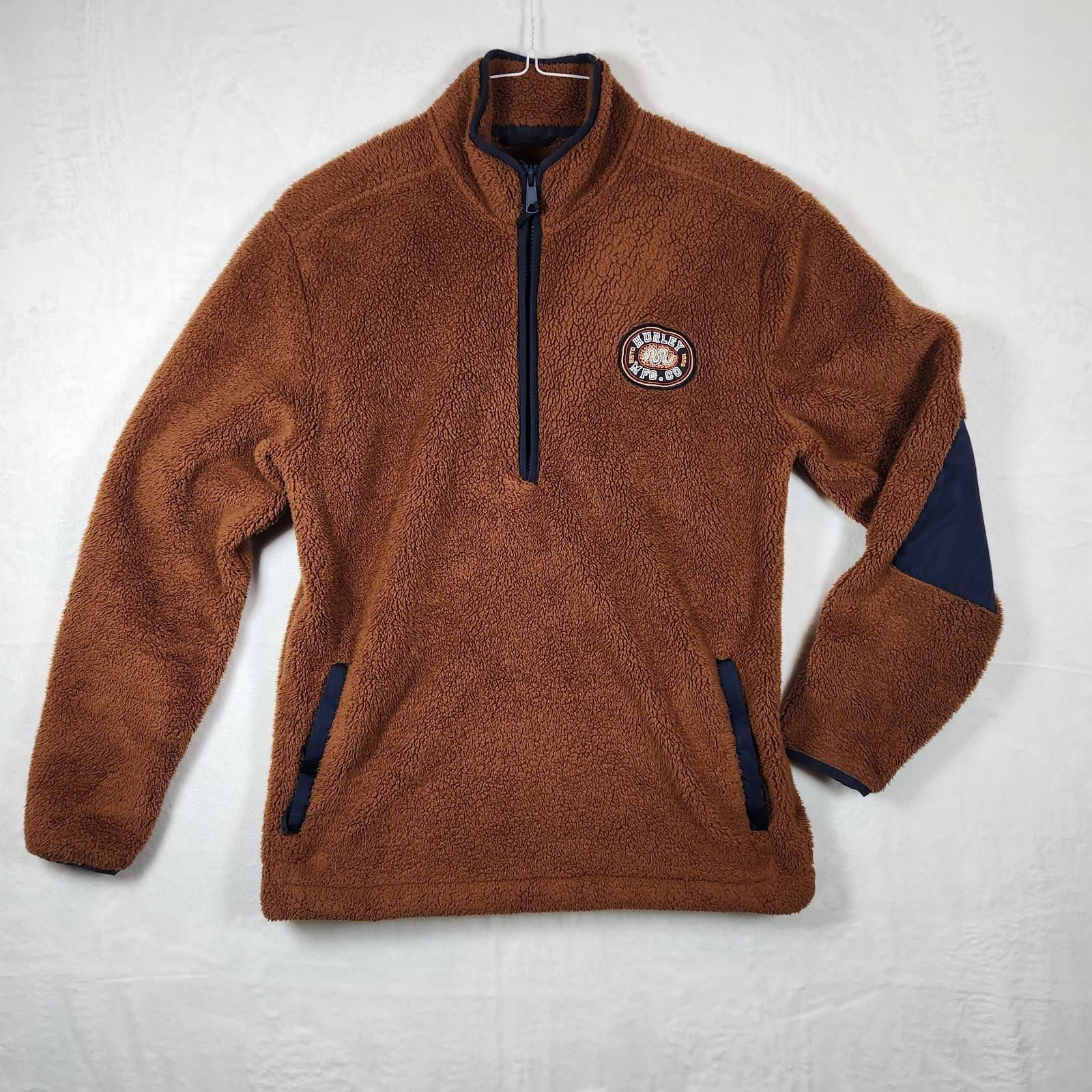 Hurley Hurley Fleece Half Zip Pullover Brown Mens Size Small Size US S / EU 44-46 / 1 - 1 Thumbnail