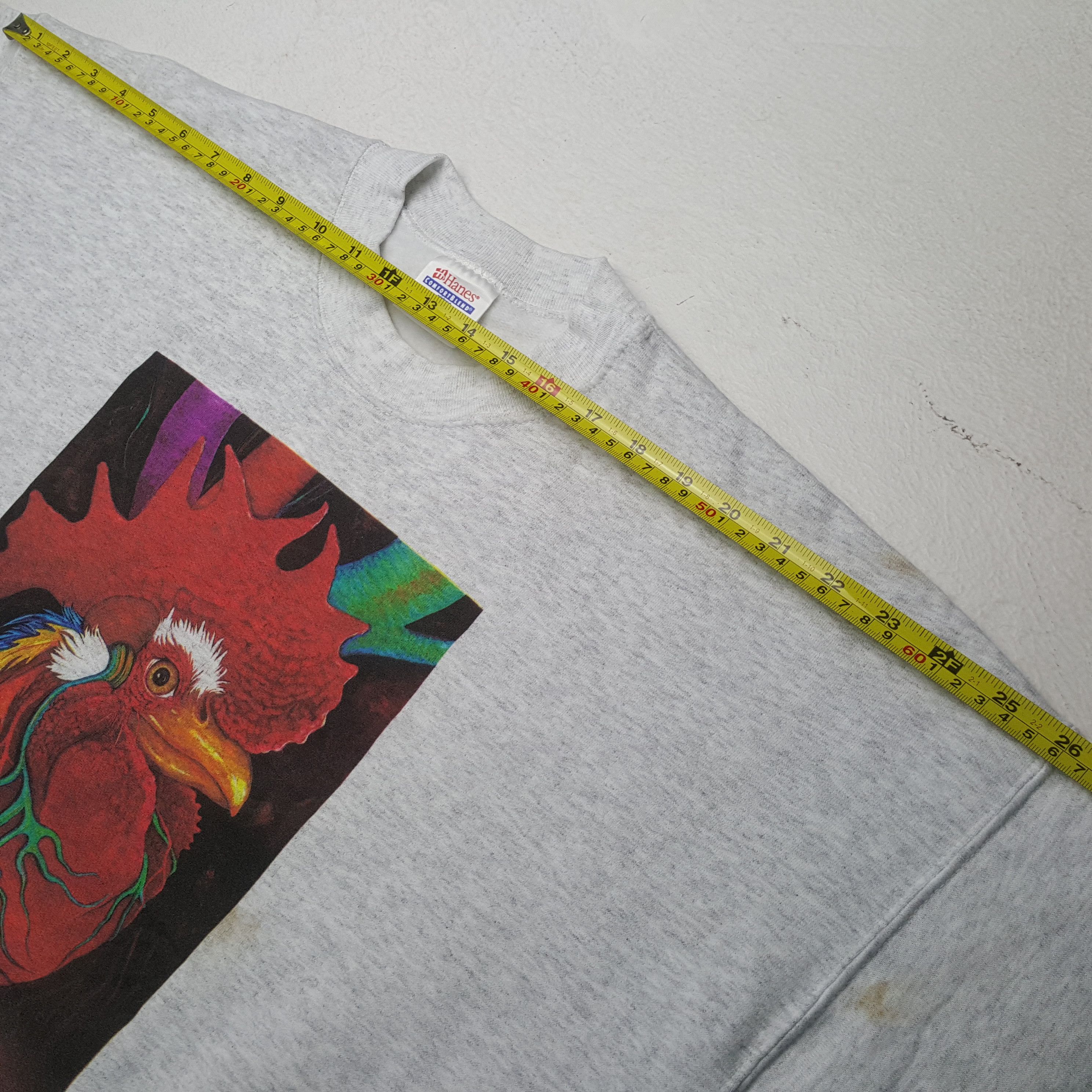 Hanes Corazon De Gallo Vintage Sweatshirt RR2 Size US XL / EU 56 / 4 - 8 Thumbnail