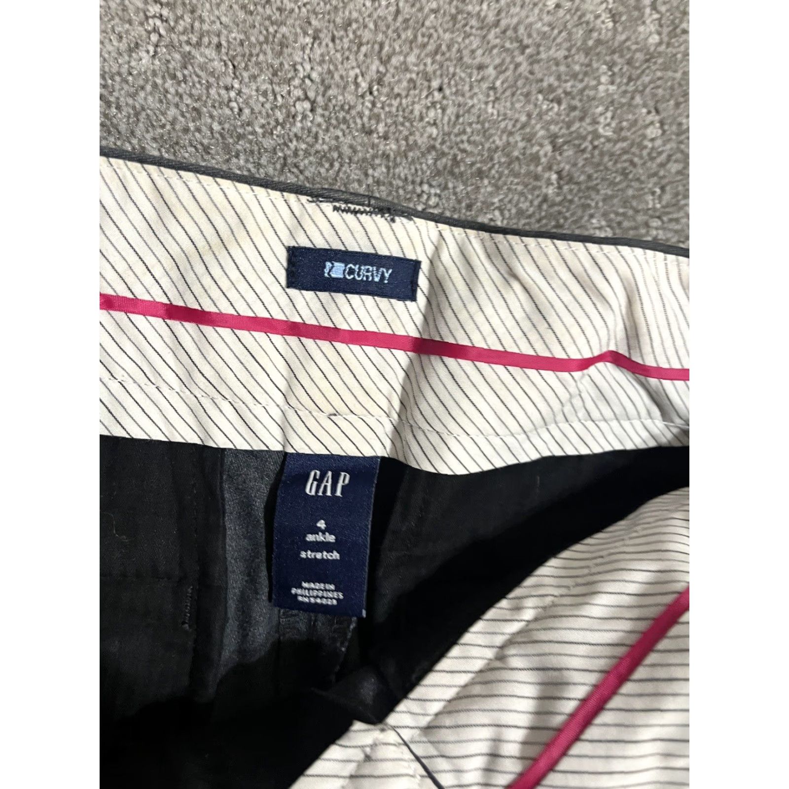 Gap Gap Pants Women's Size 4 Curvy Ankle Black Stretch Size 26" / US 2 / IT 38 - 5 Thumbnail
