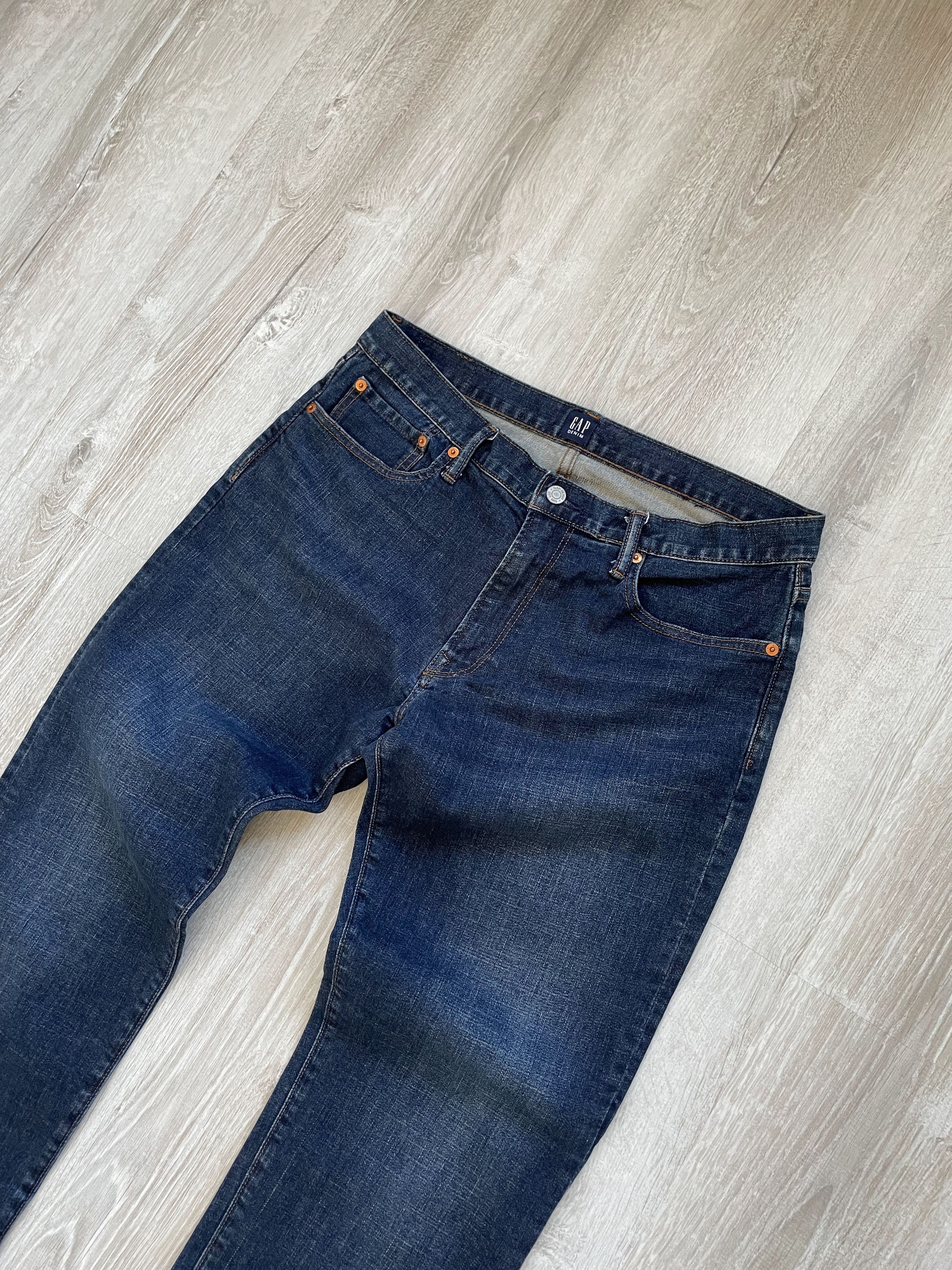 Gap GAP Denim Straight Blue Jeans Size US 30 / EU 46 - 5 Thumbnail