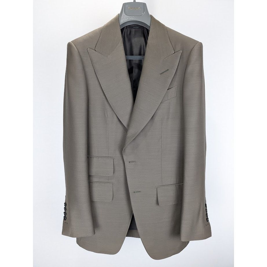 Tom Ford o1rshd1 Blazer Jacket in Dusty Olive Size US S / EU 44-46 / 1 - 2 Thumbnail