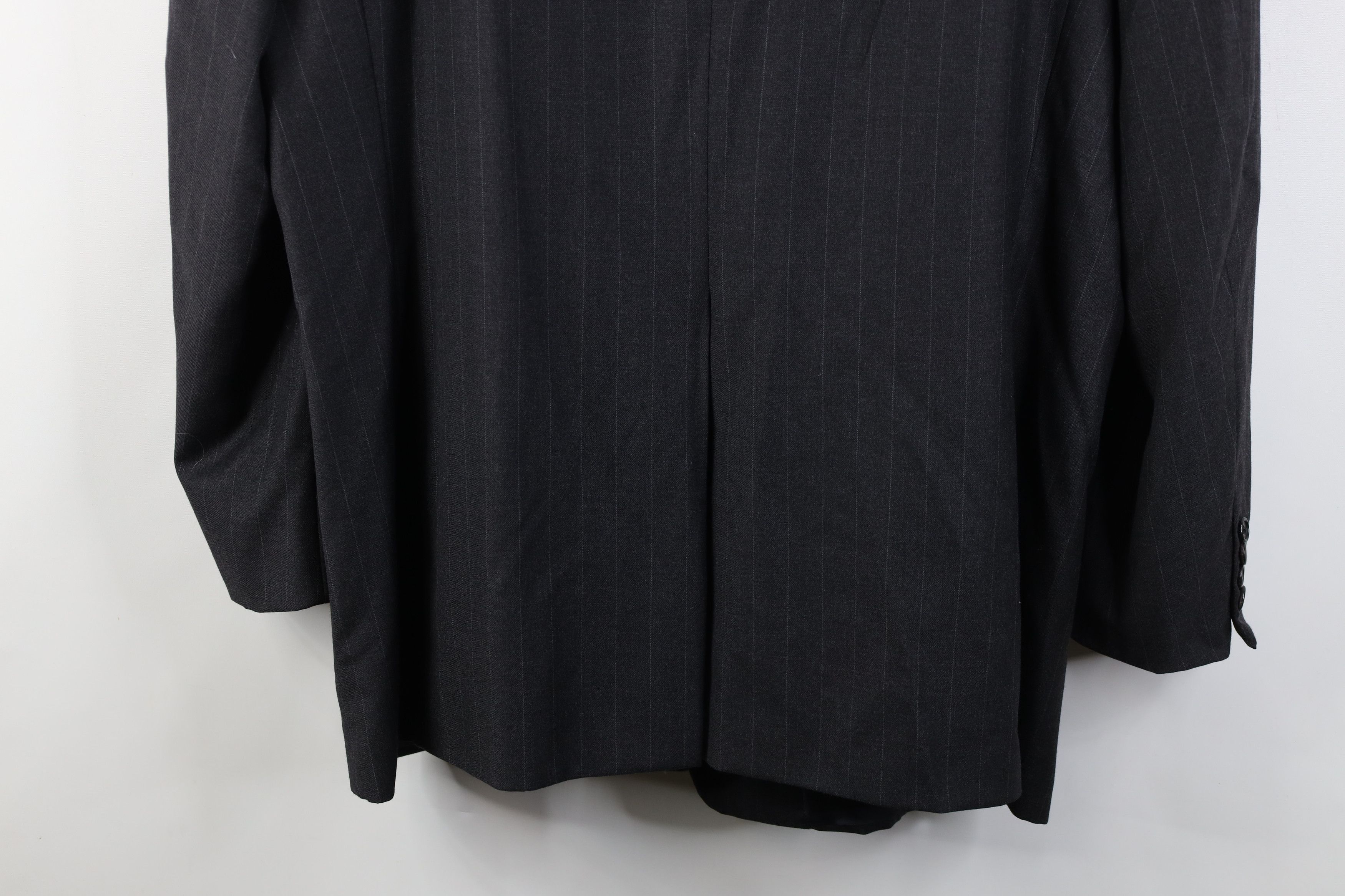 Hickey Freeman Hickey Freeman Loro Piana Super 120s Wool Blazer Suit Jacket Size US XXL / EU 58 / 5 - 15 Thumbnail
