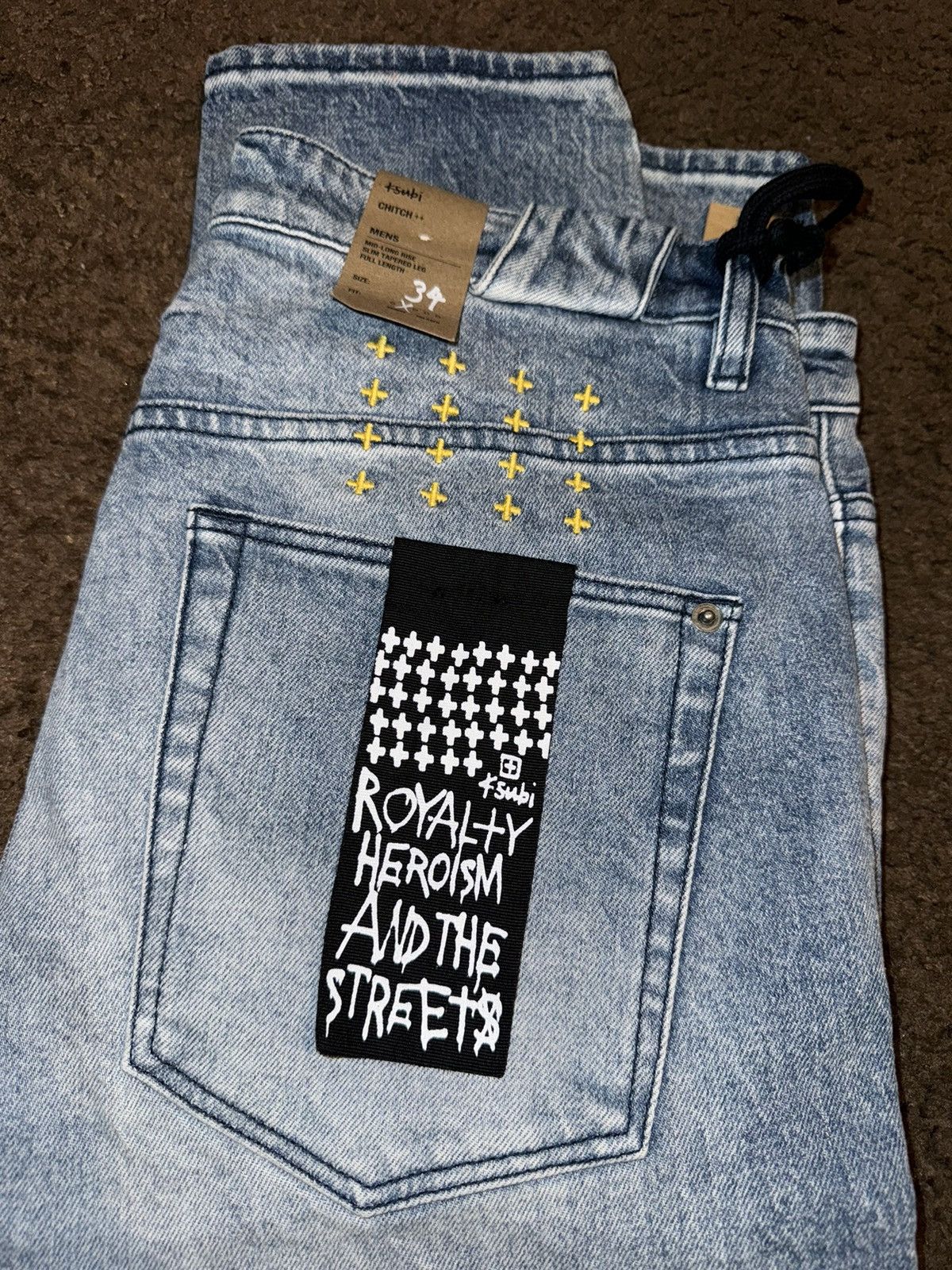 Ksubi Ksubi Chitch Spray out Yellow Jeans Size US 34 / EU 50 - 3 Thumbnail