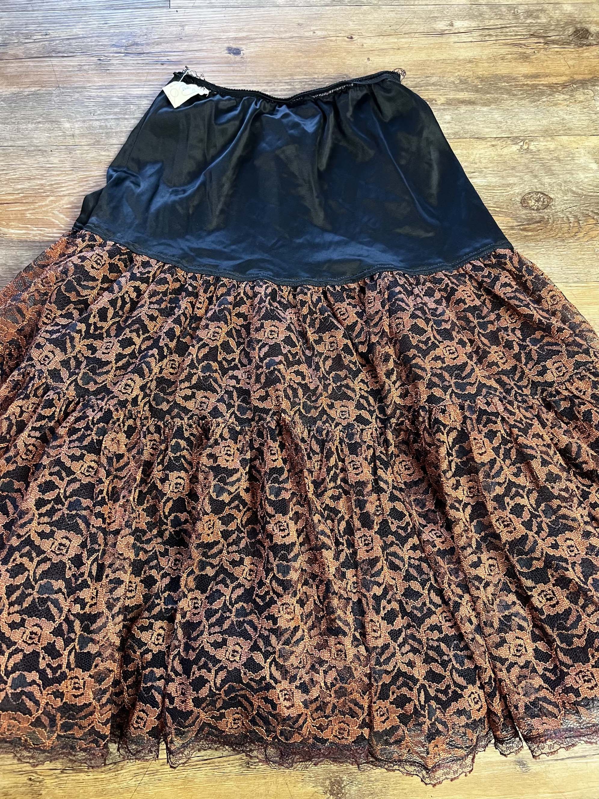 Vintage Vintage 1950's Koro Two-Tone Crinoline Petticoat Skirt Size 24" / US 00 / IT 34 - 2 Thumbnail