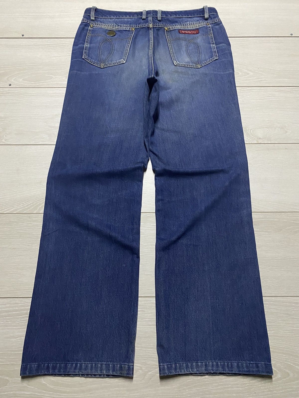 Japanese Brand Vintage American/Japanese Sasson Blue Wash Baggy Jeans Size US 34 / EU 50 - 2 Thumbnail
