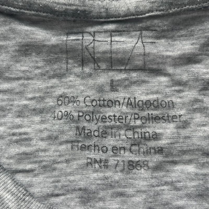 Designer Freeze Women's Graphic Crew Neck T-Shirt Heather Gray Large Size XL / US 12-14 / IT 48-50 - 6 Thumbnail